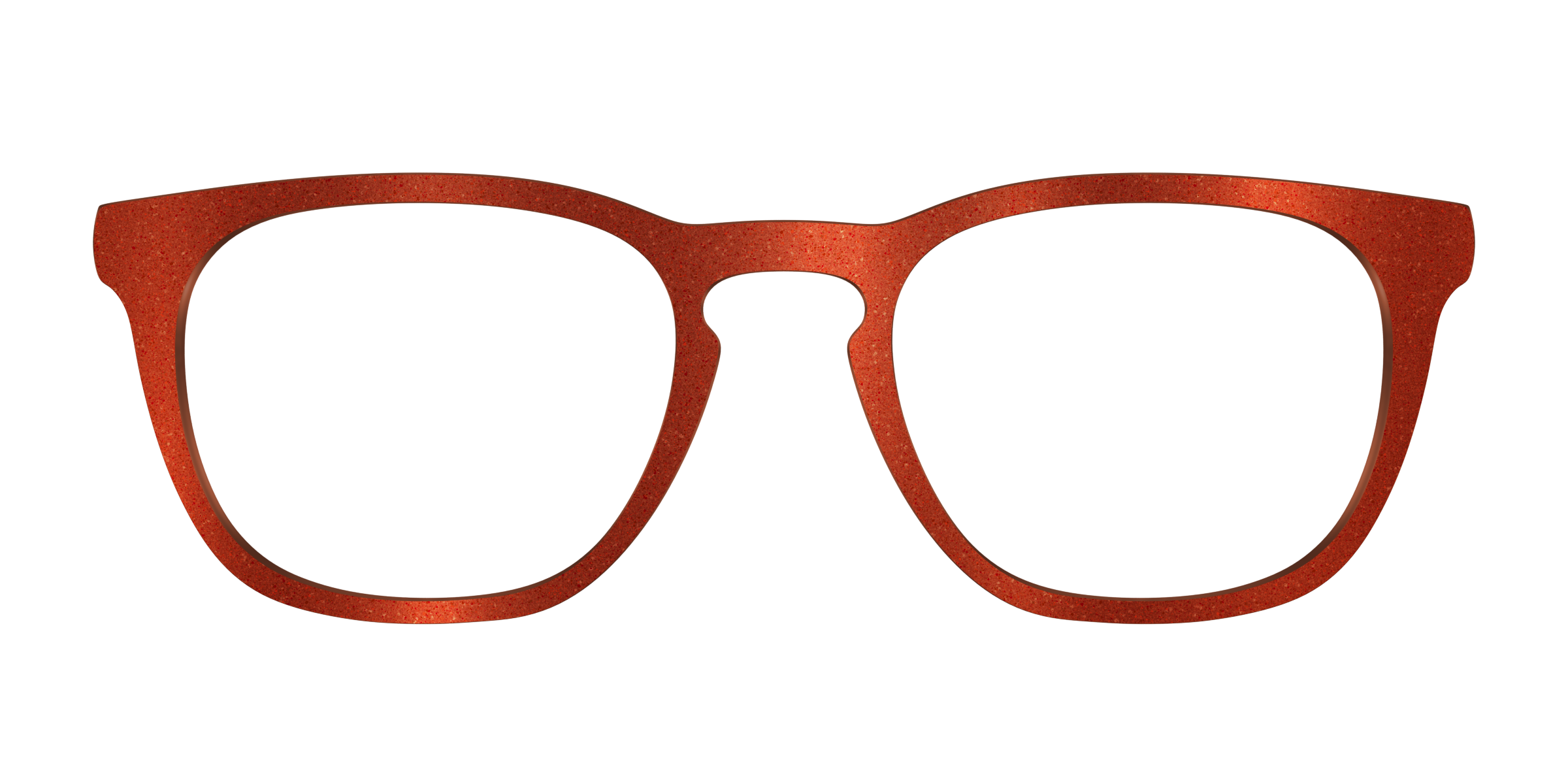 Pair Eyewear Solid Tops Burnt Orange Shimmer top arancione