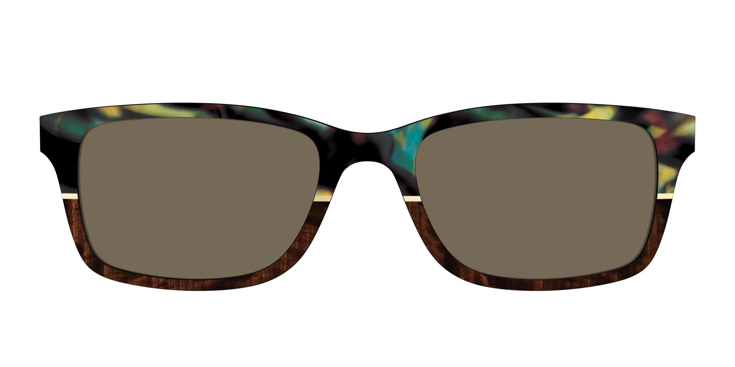 Pair Eyewear Sun Tops Mirage Split Gold Foil sole polarizzato 552
