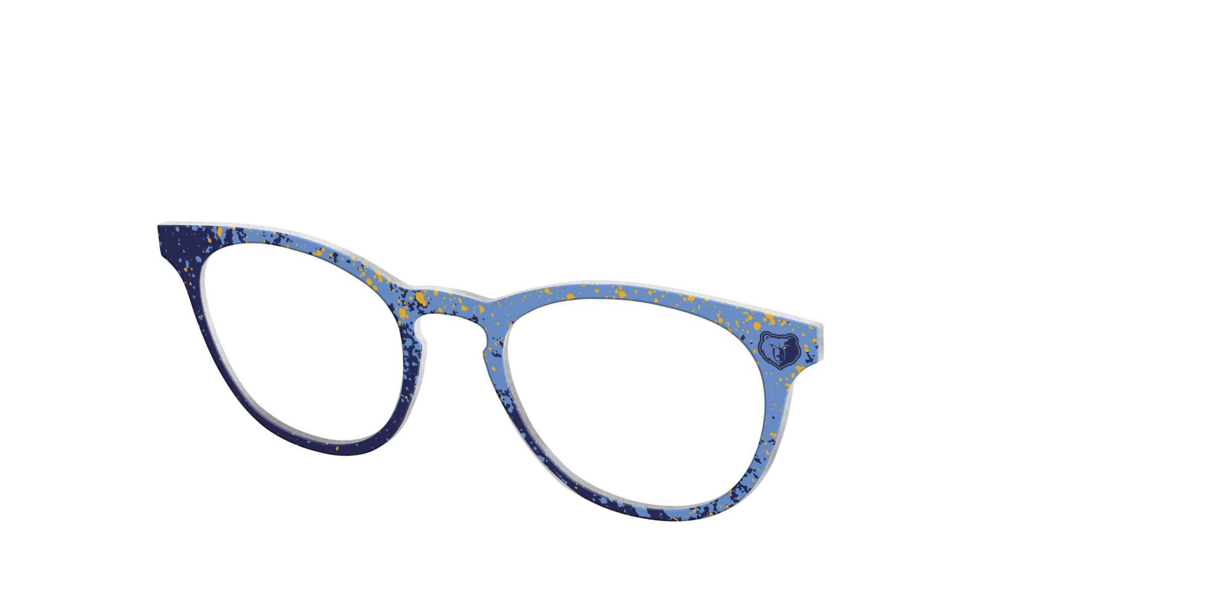 Pair Eyewear School Spirit Grizzlies Splatter top per occhiali sportivo