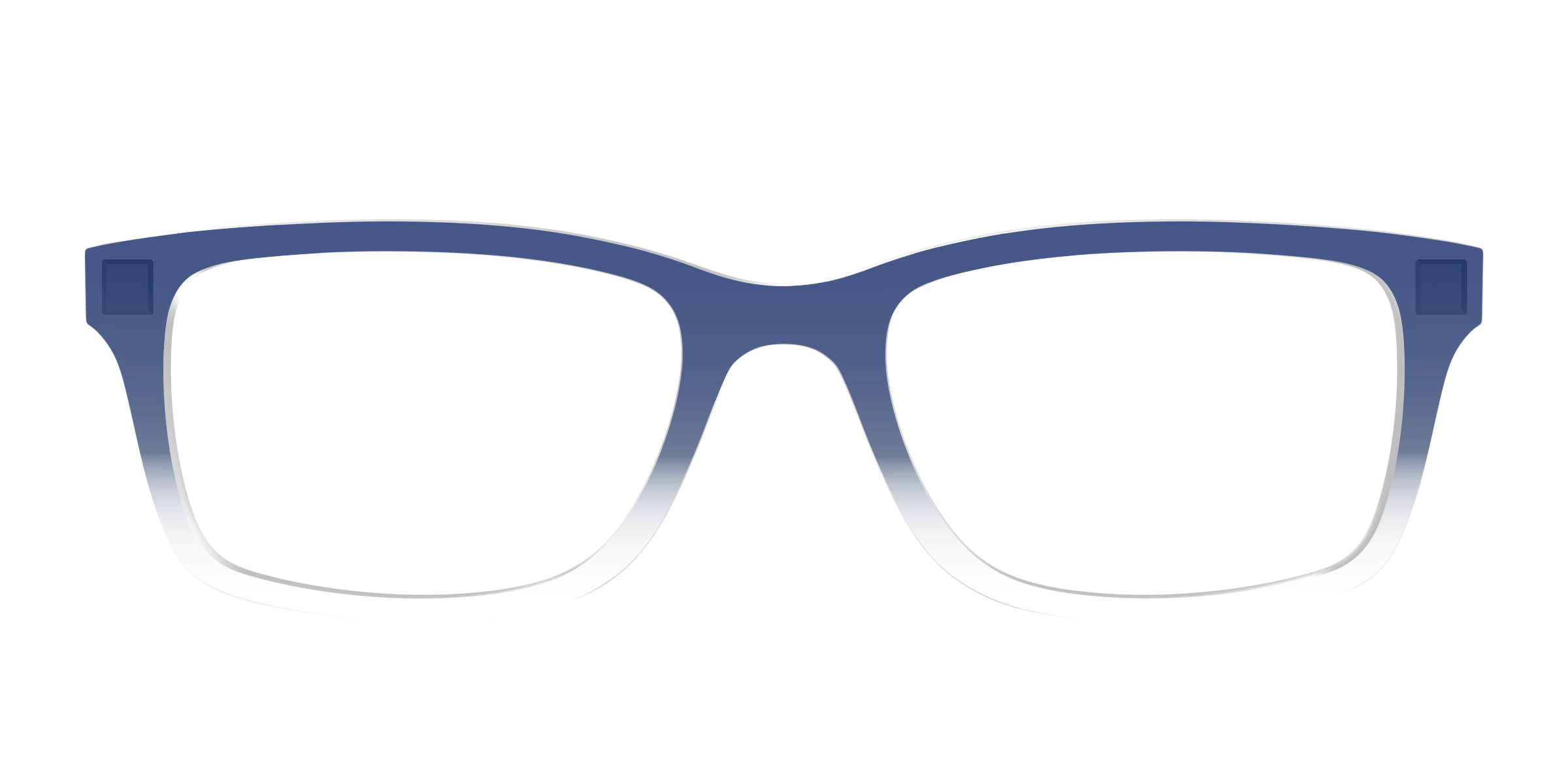 Pair Eyewear Solid Tops Navy Gradient Crystal top occhiali blu