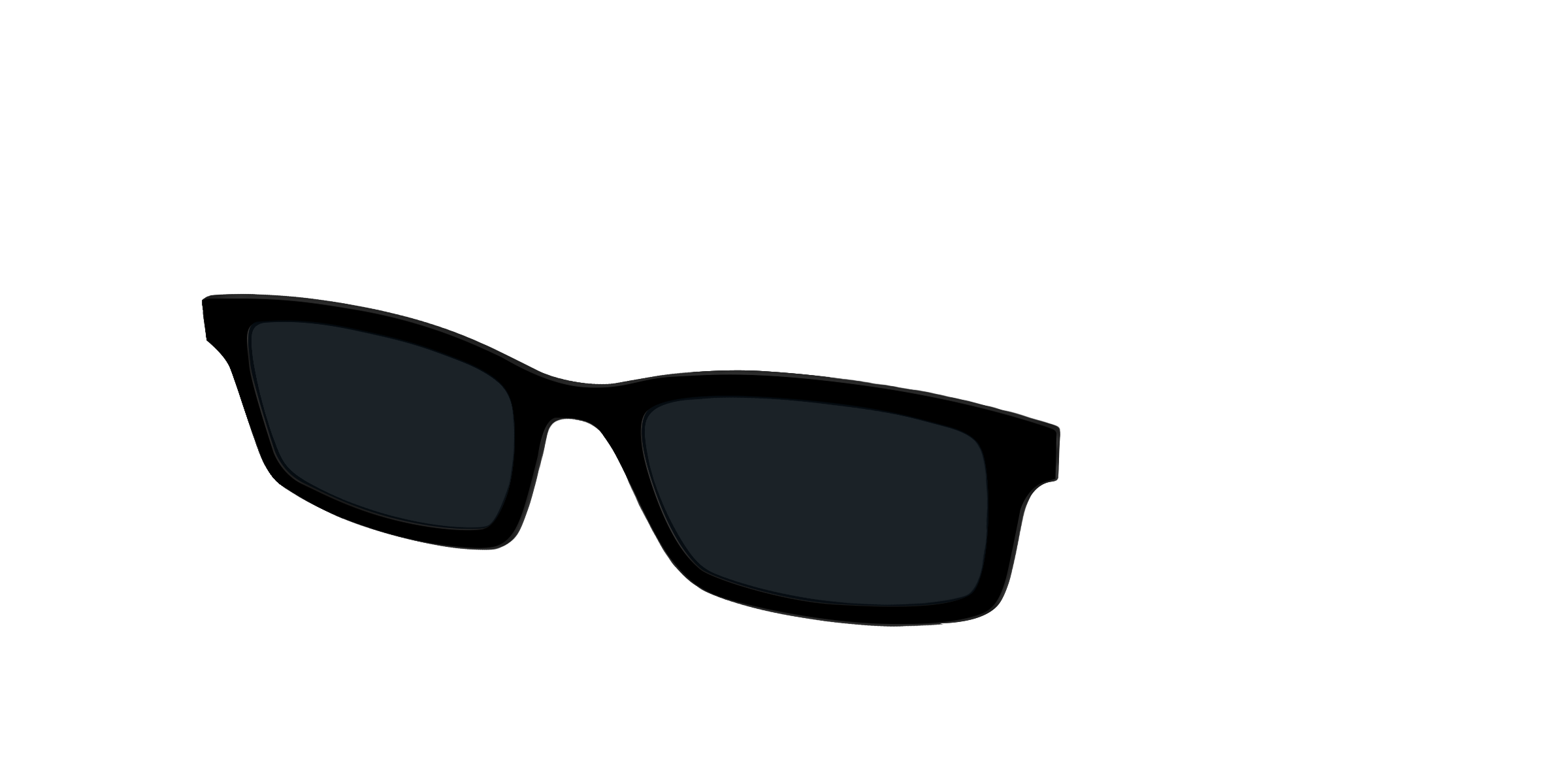 Pair Eyewear Sun Tops Non-Polarized Black top per occhiali nero