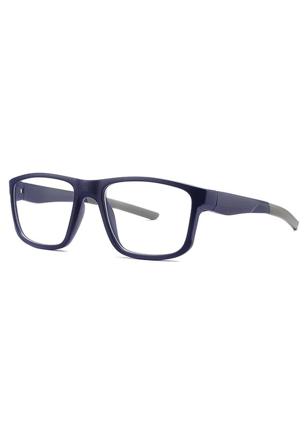 Ouyuan TR082003 montatura sportiva TR90 nera-blu