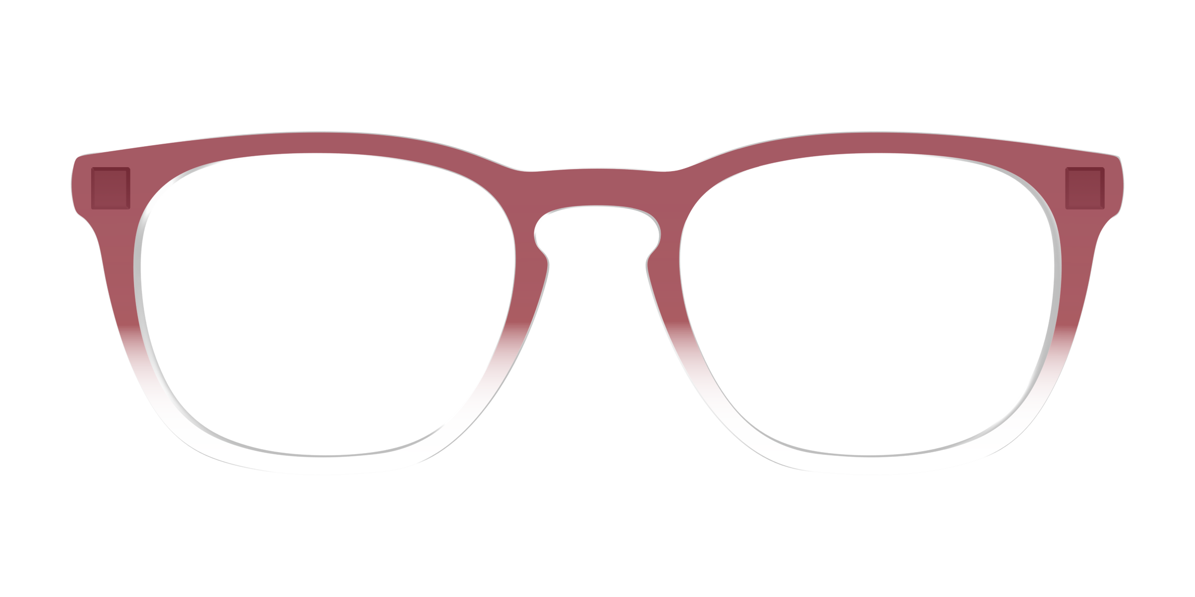 Pair Eyewear Solid Tops Burgundy Gradient Crystal top Serra