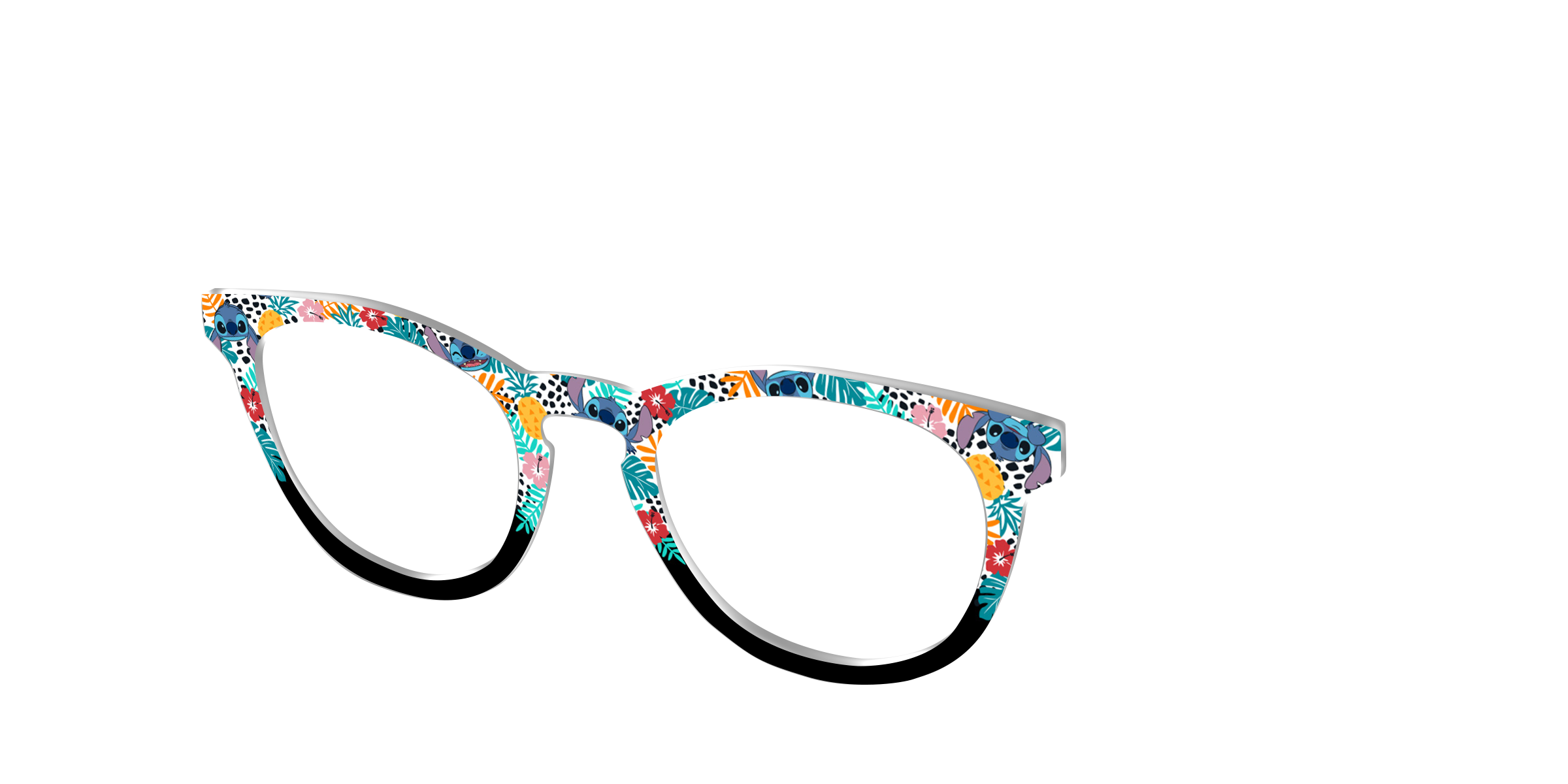 Pair Eyewear Collabs Aloha Tropical Blooms top magnetico Cedro