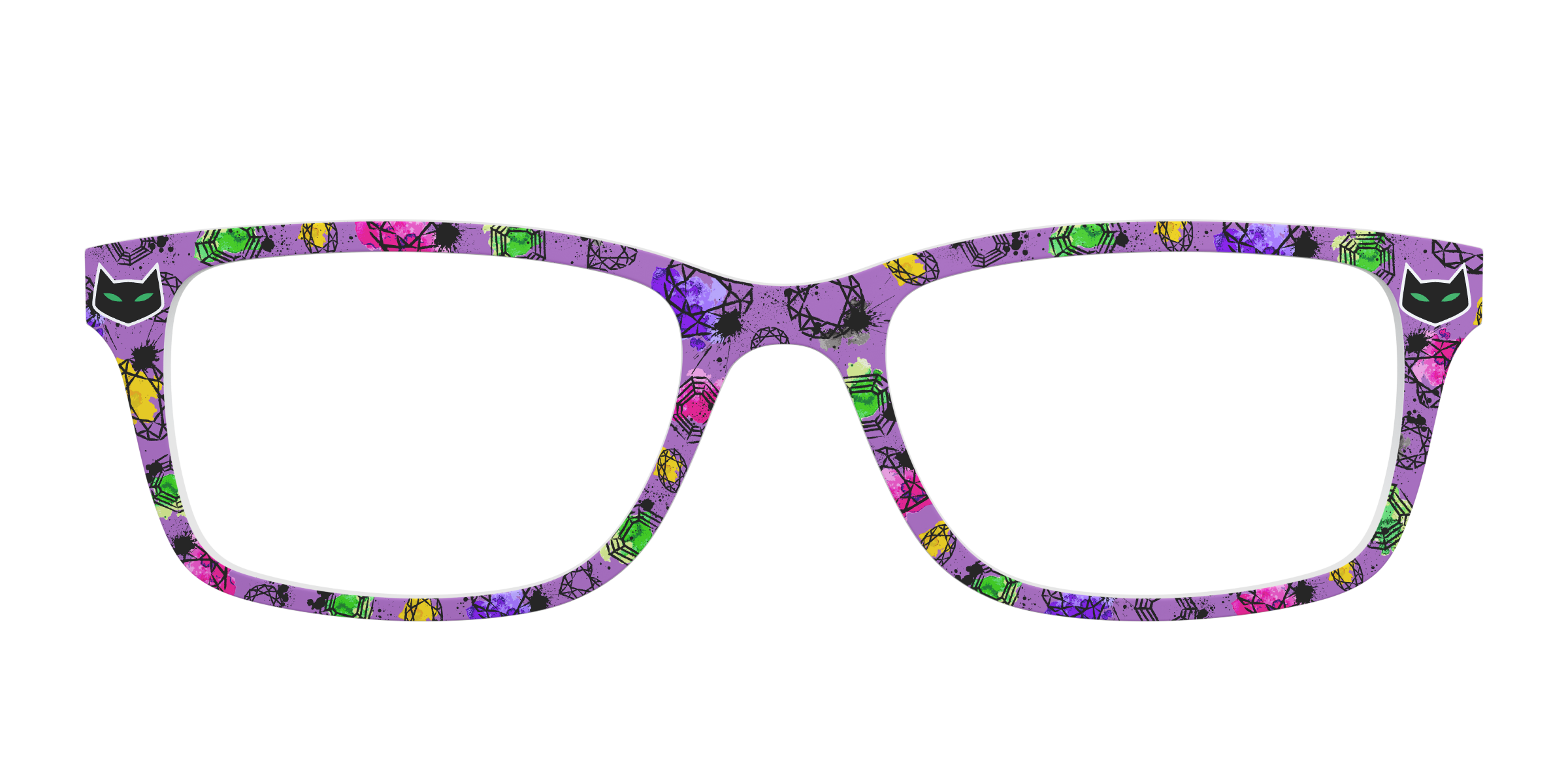 Pair Eyewear Collabs Catwoman Jewels top per occhiali viola