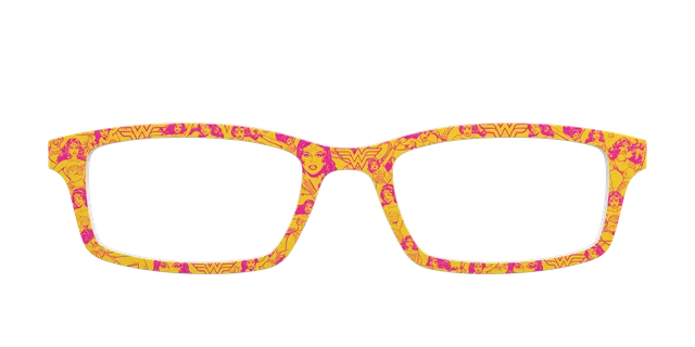 Pair Eyewear Collabs Retro Wonder Woman topper rosa