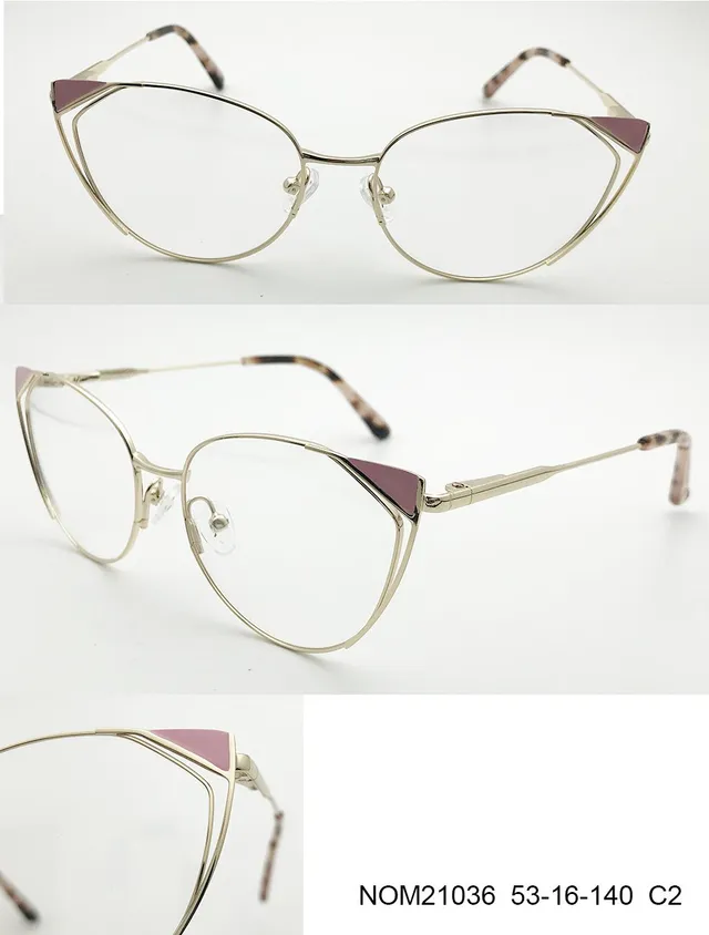 Ouyuan NOM21036 montatura donna acciaio leggera classica