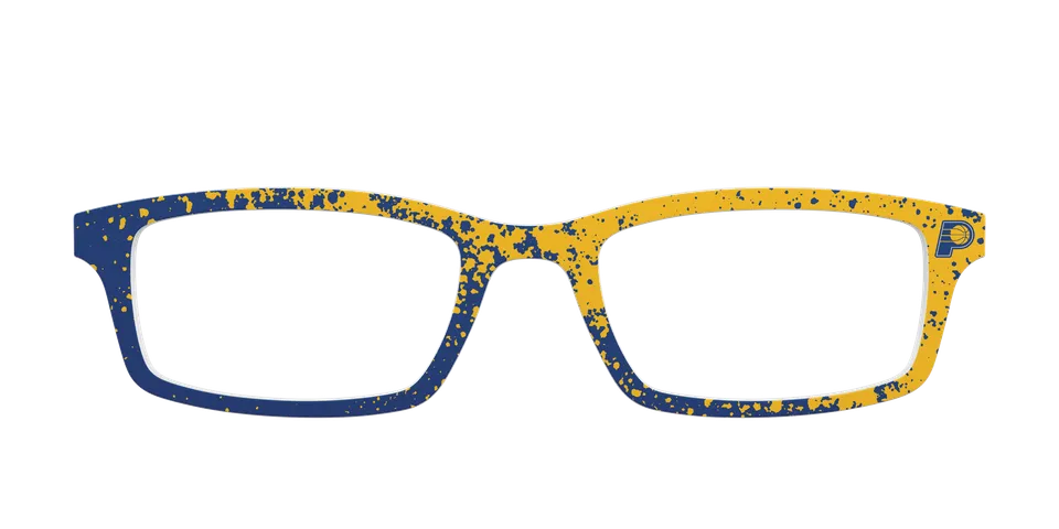 Pair Eyewear School Spirit The Pacers Splatter top per occhiali blu