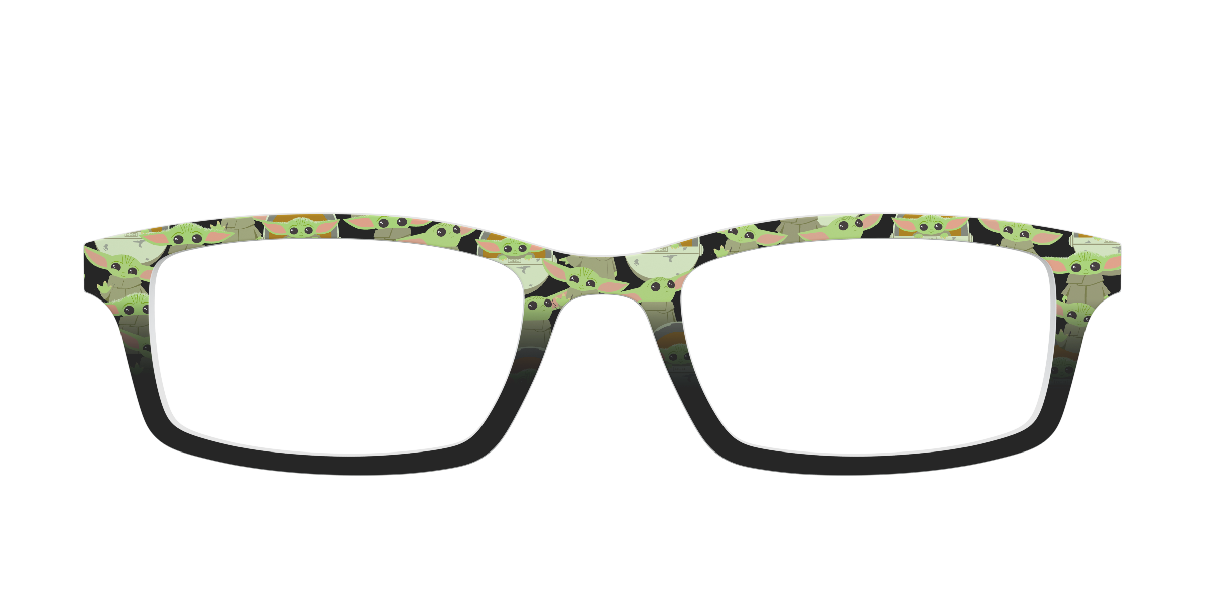 Pair Eyewear Collabs Grogu Gradient top per occhiali gradient