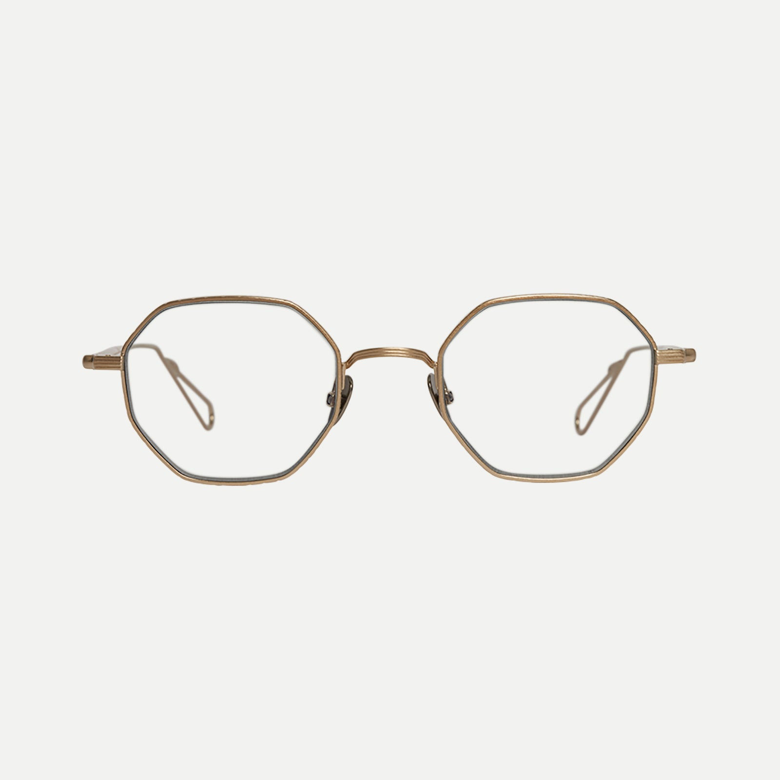 AHLEM Gaillon Occhiali da Sole Grey Gold / Ash Grey Rotondi