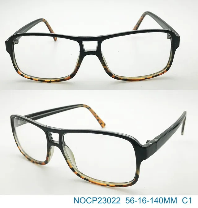 Ouyuan NOCP23022 C1 montatura occhiali da vista giallo maculato CP