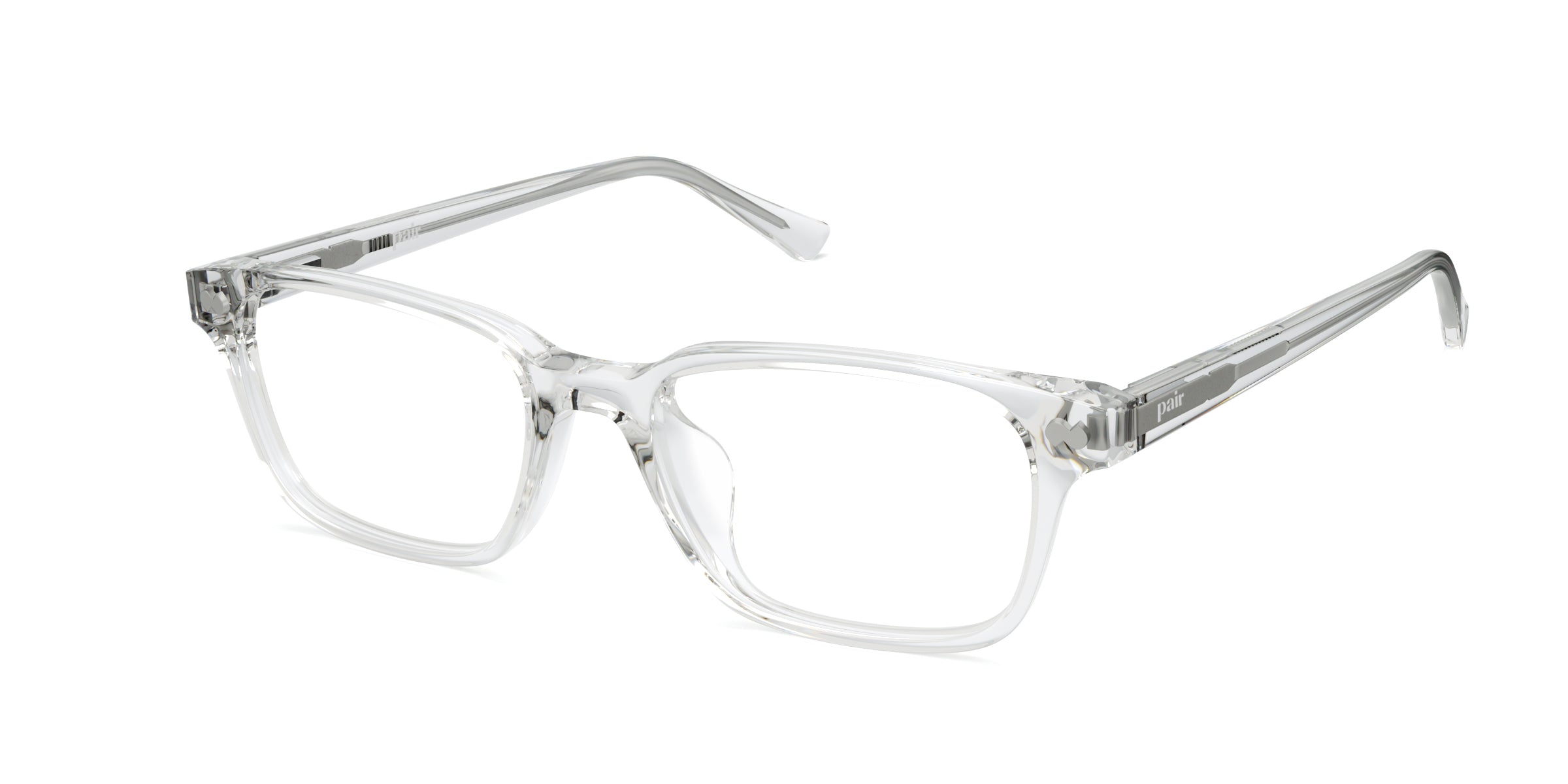 Pair Eyewear The Finley montatura vista rettangolare stretta nera