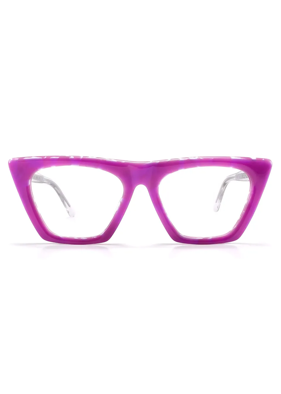 Ouyuan YD1215 montatura occhiali trapezoidale fashion