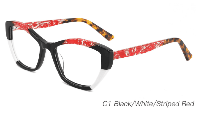 Ouyuan NOA23005 montatura occhiali acetato colorata 52-17-145