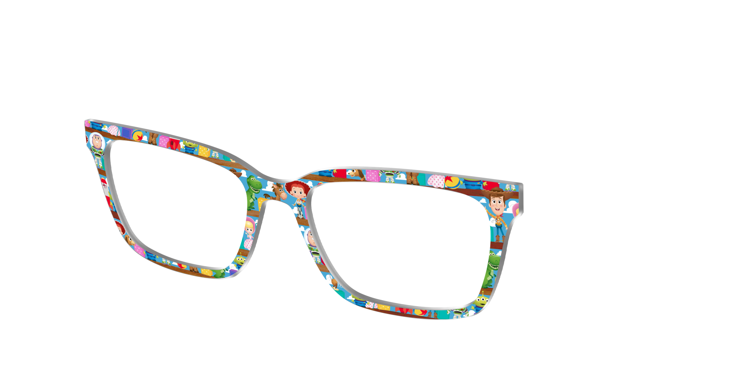 Pair Eyewear Andy's Toy Shelf top frame Cedro azzurro