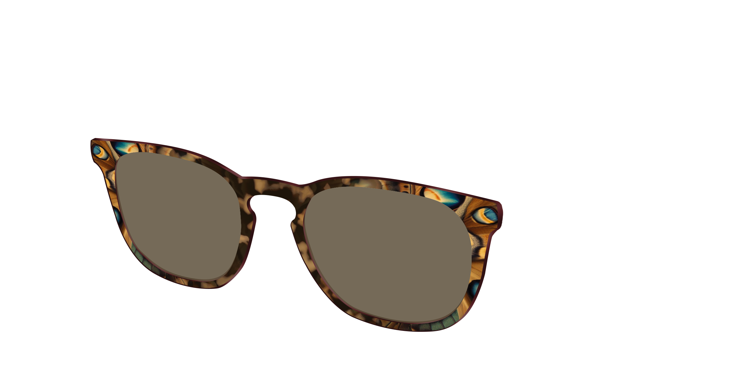 Pair Eyewear Sun Tops Moth Wings top sole polarizzato