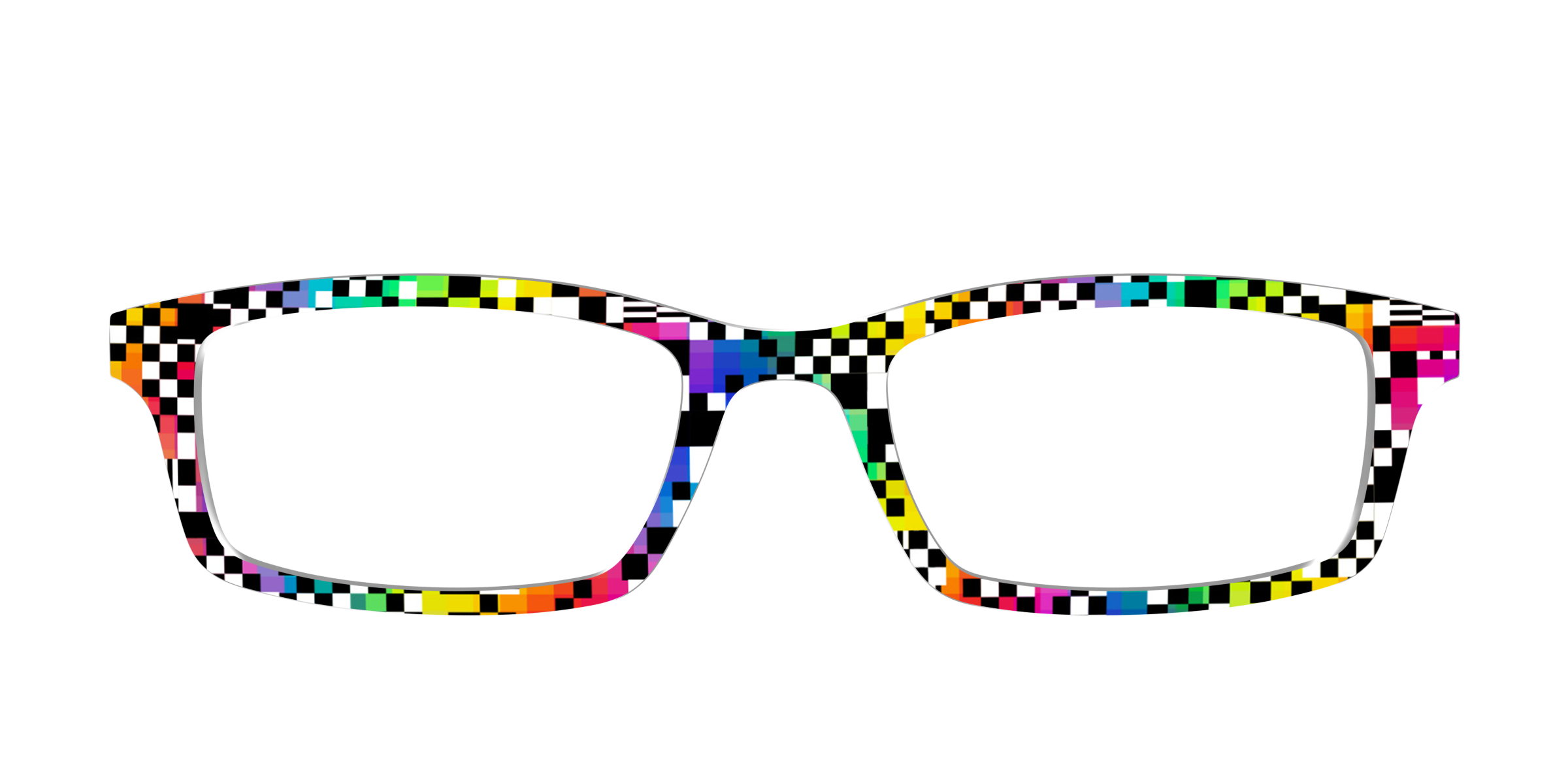 Pair Eyewear Design Tops The Prismatic Check top occhiali