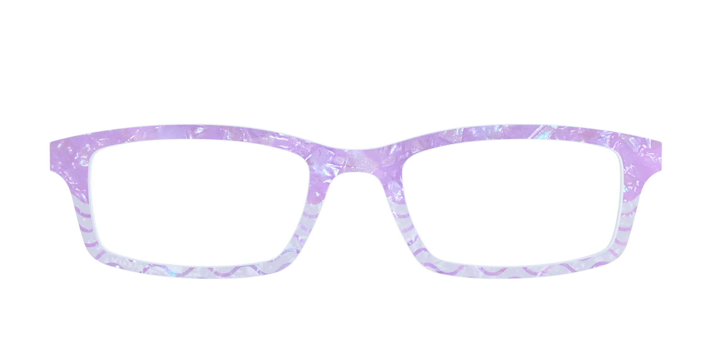 Pair Eyewear Design Tops Wavy Pearl Crystal Split topper Cedro