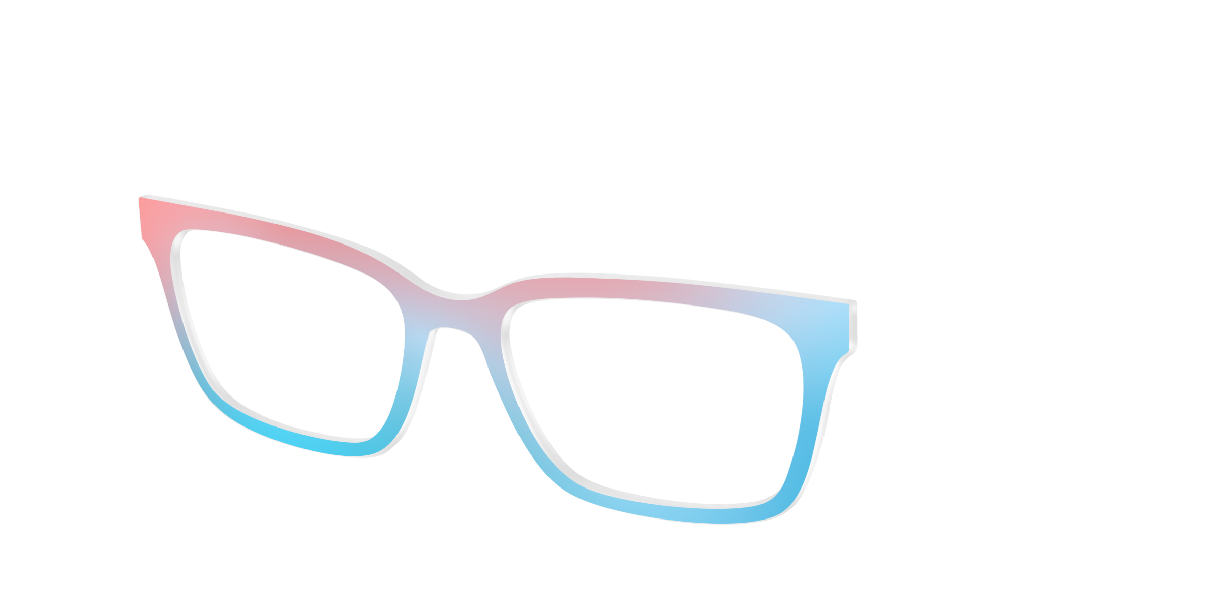 Pair Eyewear Solid Tops Daybreak Ombre top sfumato tinta unita