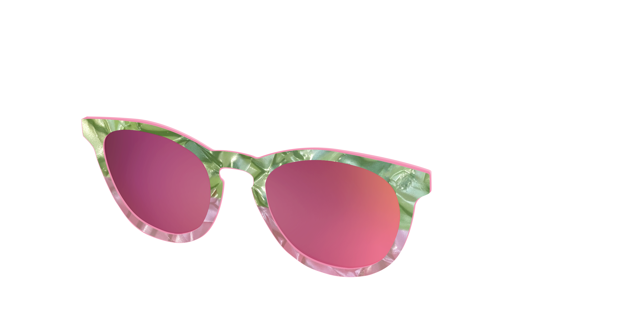 Pair Eyewear Sun Tops Kiwi Guava Pearl top sole 549