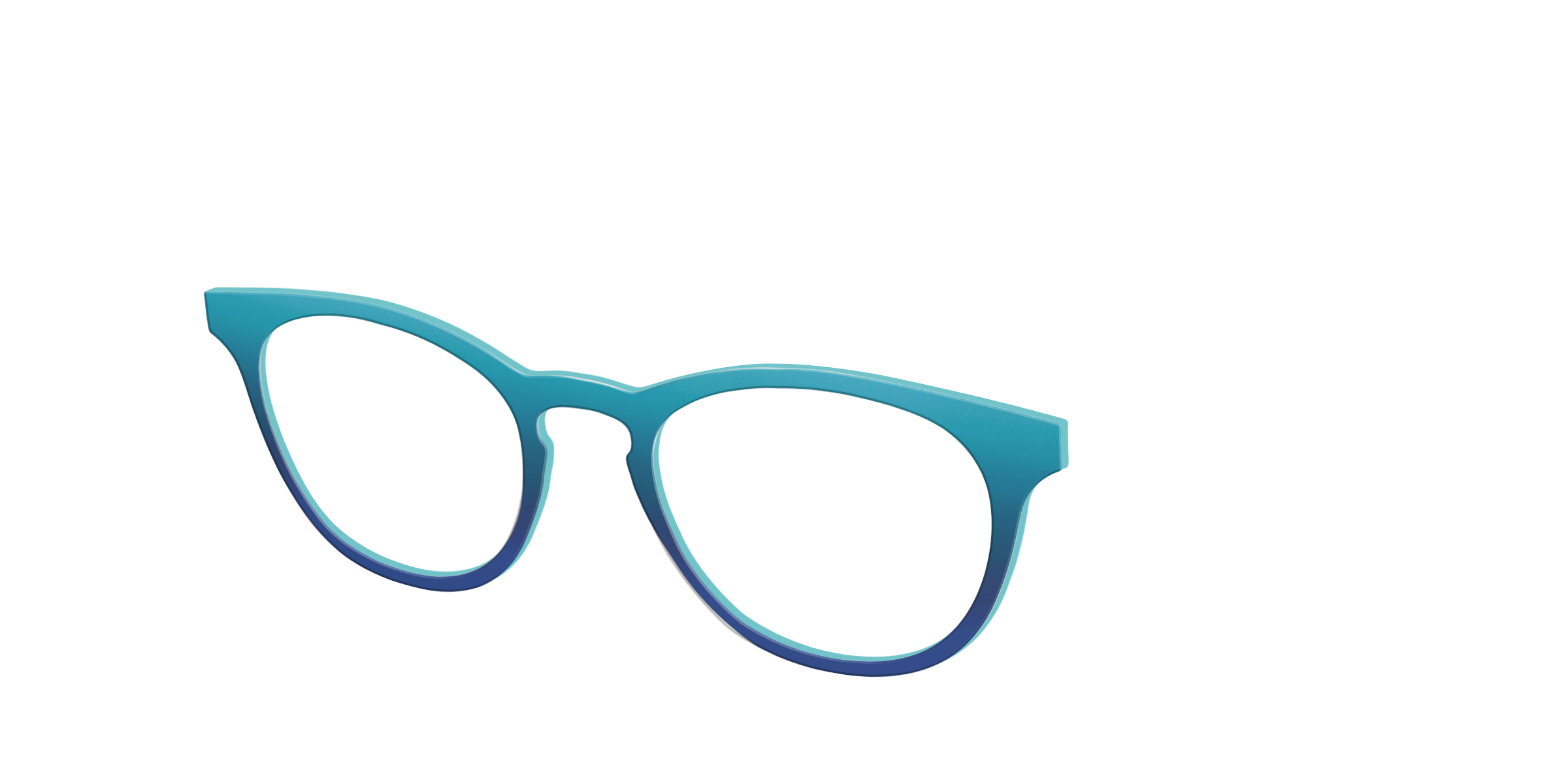 Pair Eyewear Solid Tops The Ocean Blue top per Serra