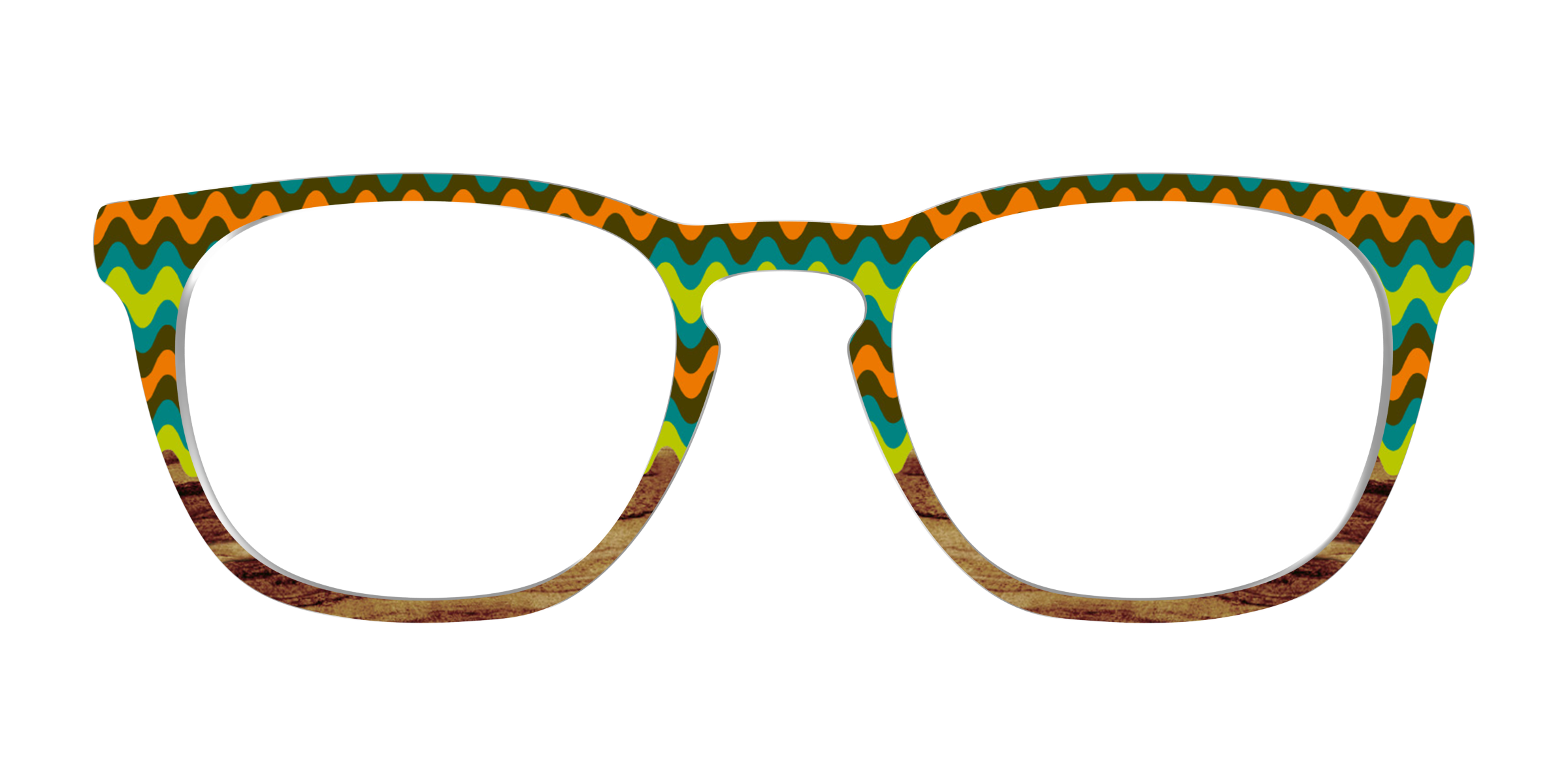 Pair Eyewear Design Tops The Woodgrain Waves top occhiali DE11
