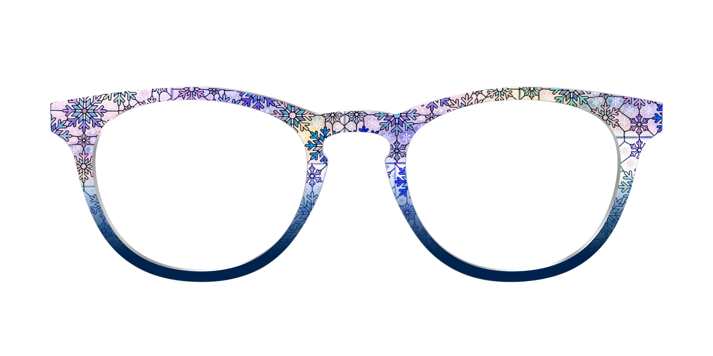 Pair Eyewear Design Tops Snowfall Stained Glass top Cedro
