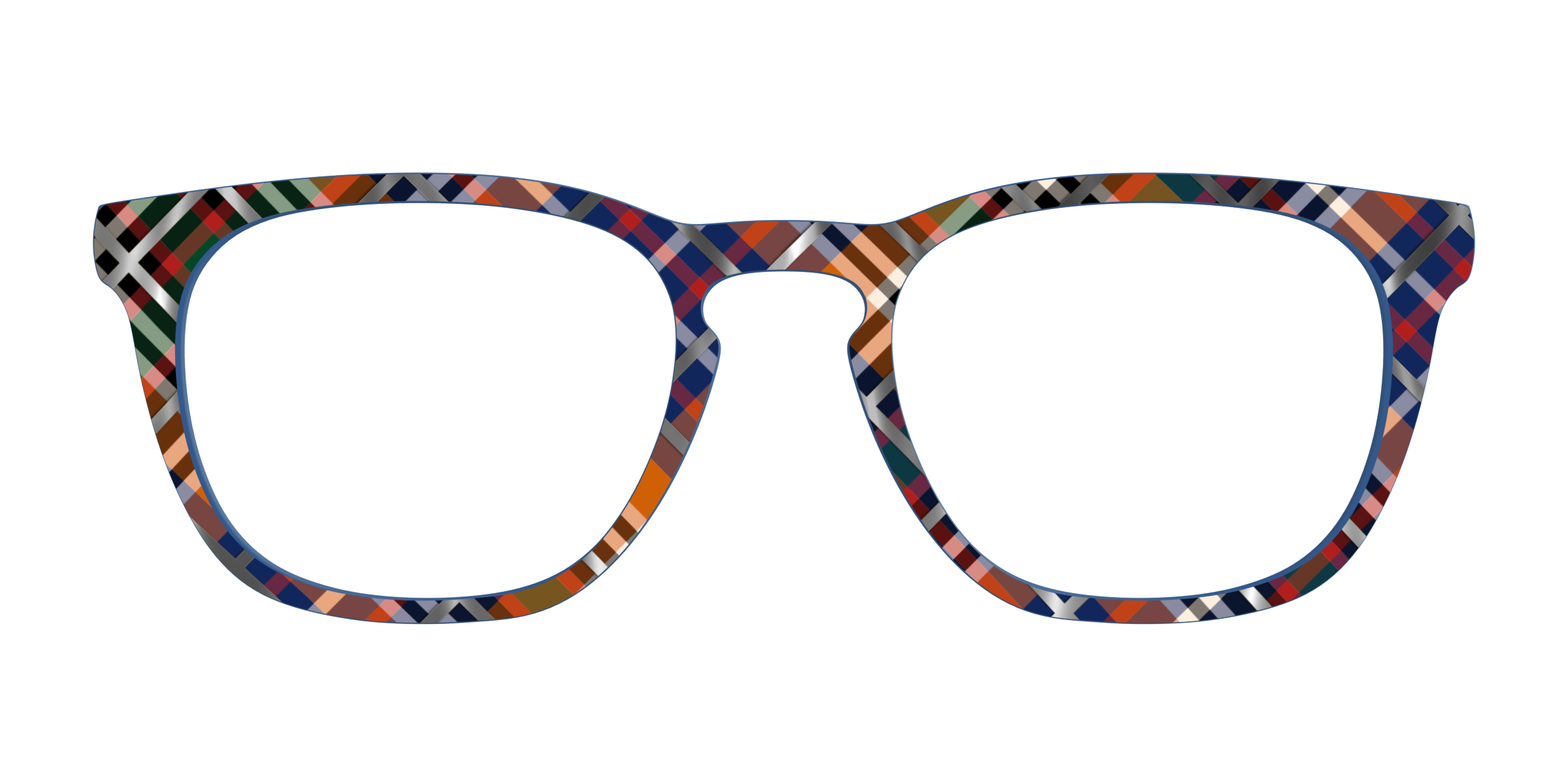 Pair Eyewear School Spirit Scholastic Plaid top foil