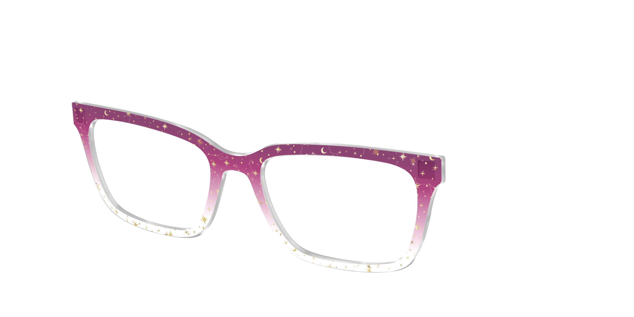 Pair Eyewear Design Tops Pink Ombre Gold Foil top rosa 437