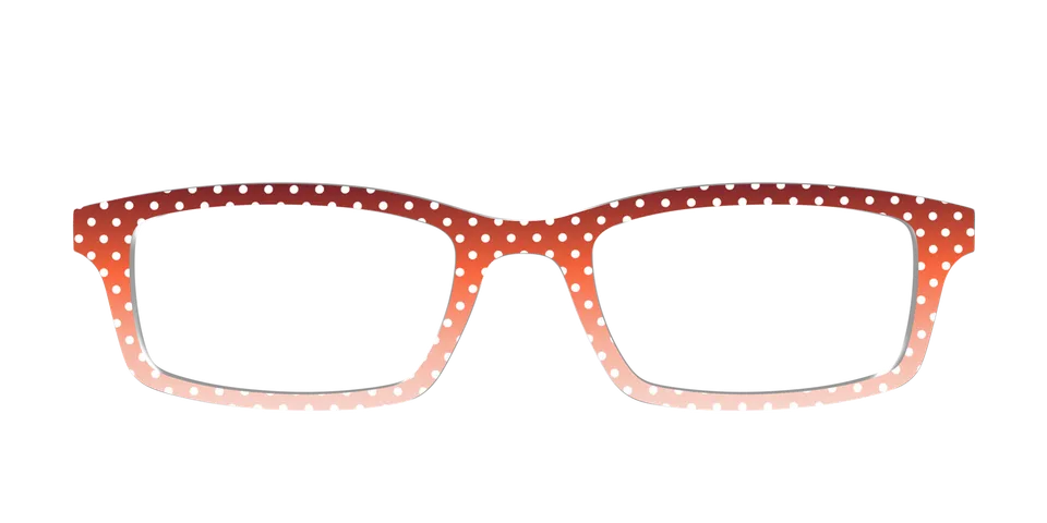 Pair Eyewear Design Tops Maroon Blush Polka Dot topper pois