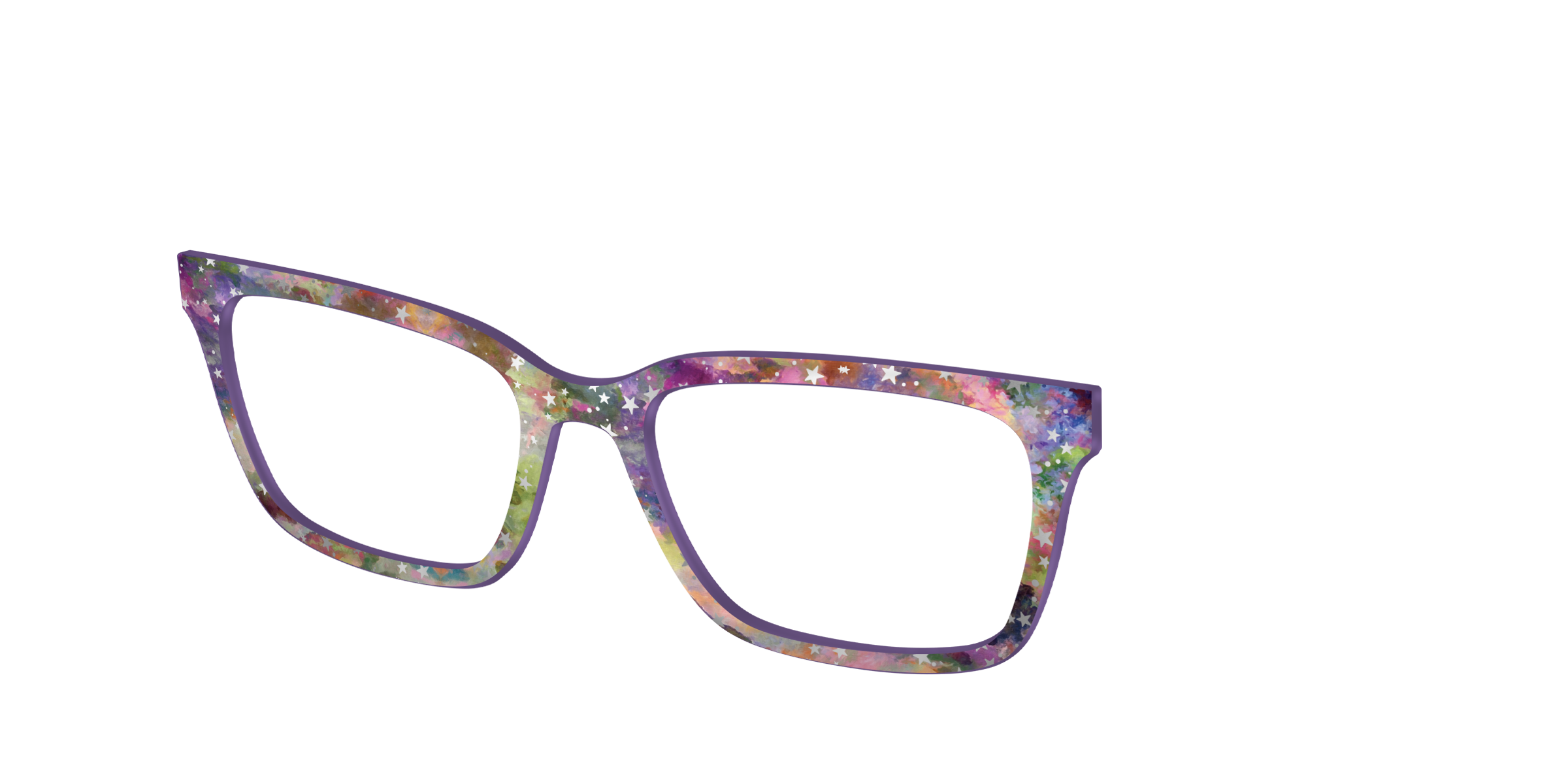 Pair Eyewear Design Tops Silver Foil Starry Sky top