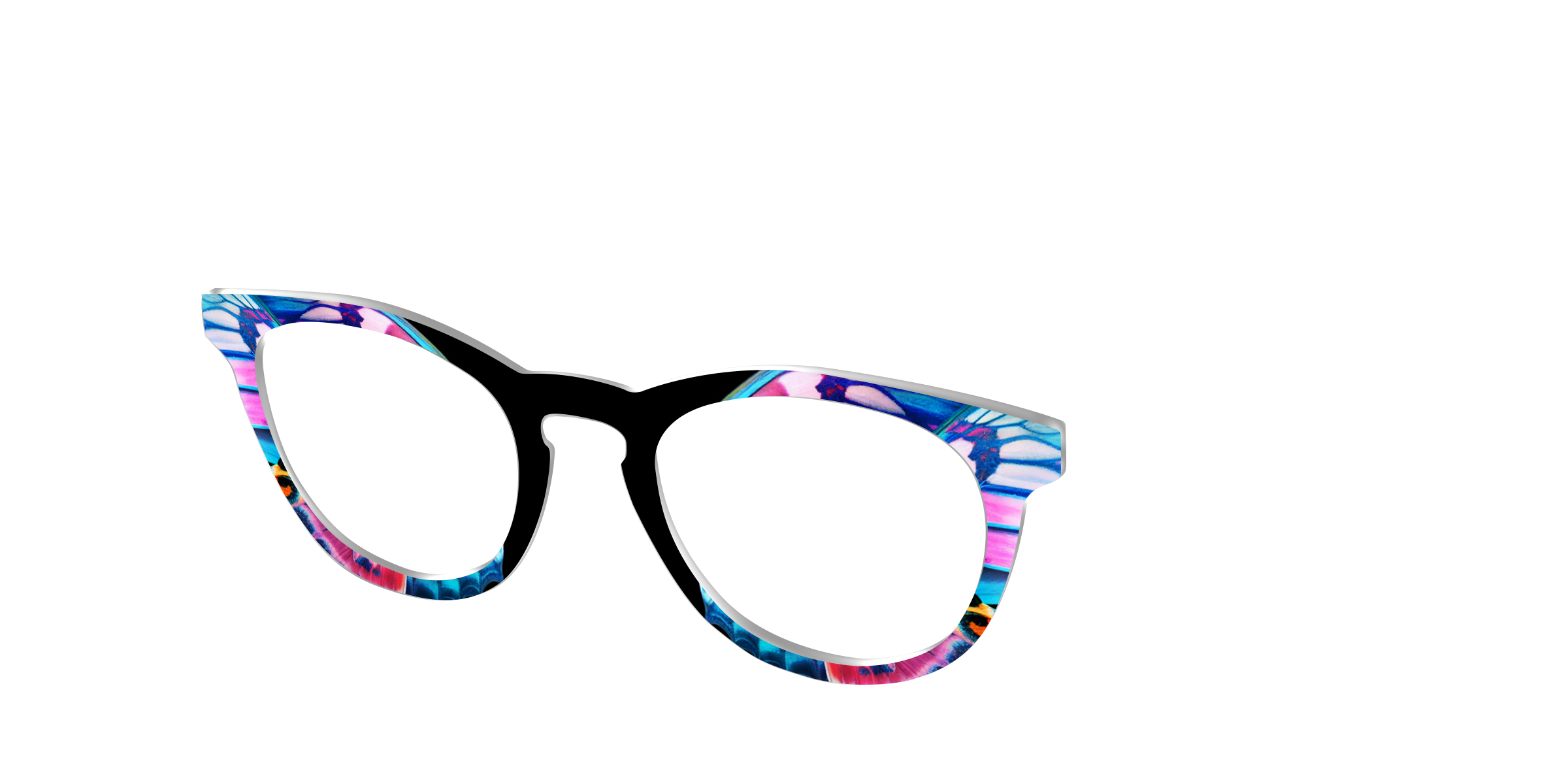 Pair Eyewear Design Tops Moonlit Radiance Wings top FG09