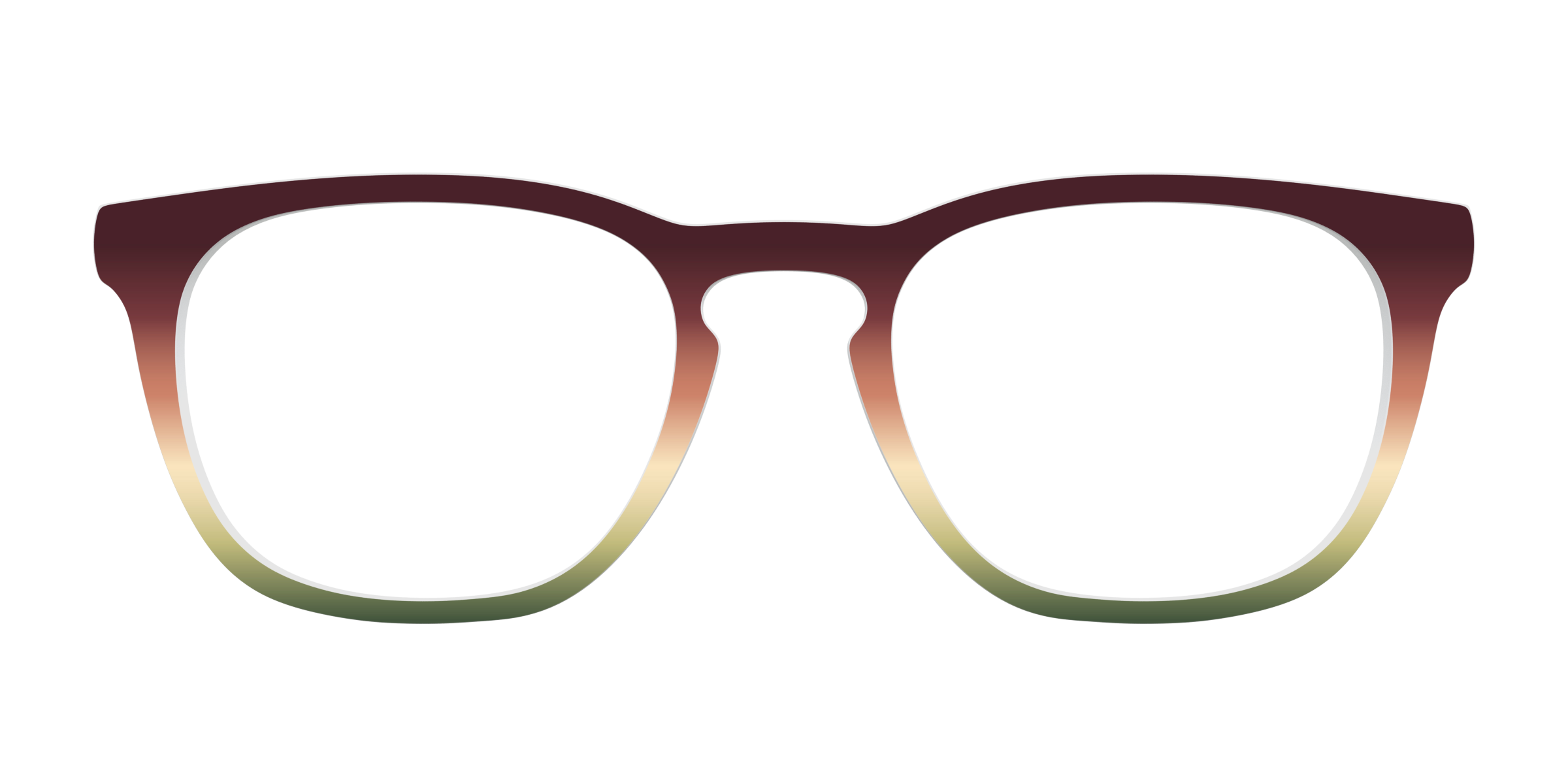 Pair Eyewear Solid Tops Acorn Moss Gradient top magnetico