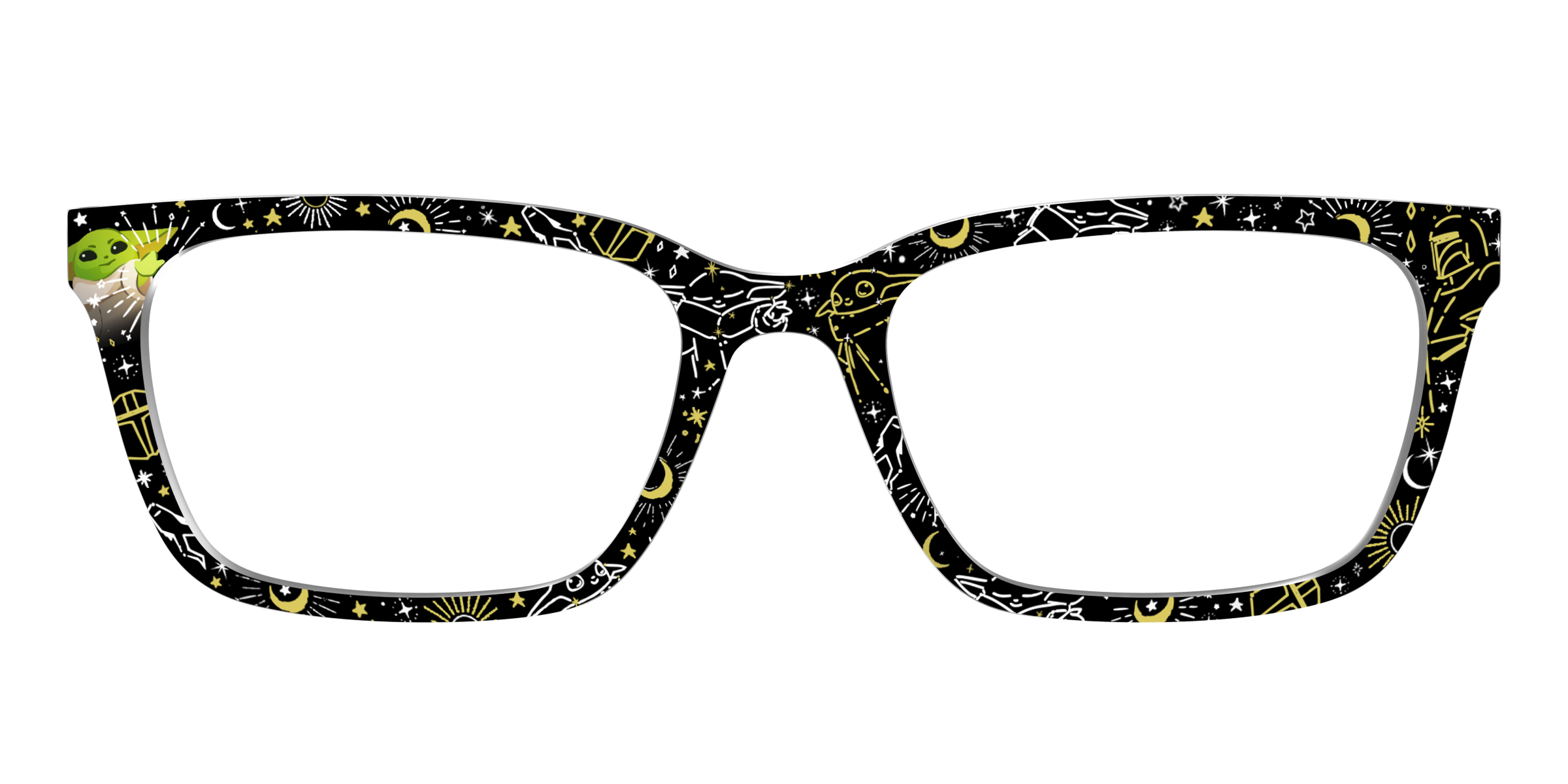 Pair Eyewear Collabs Celestial Grogu top occhiali azzurro