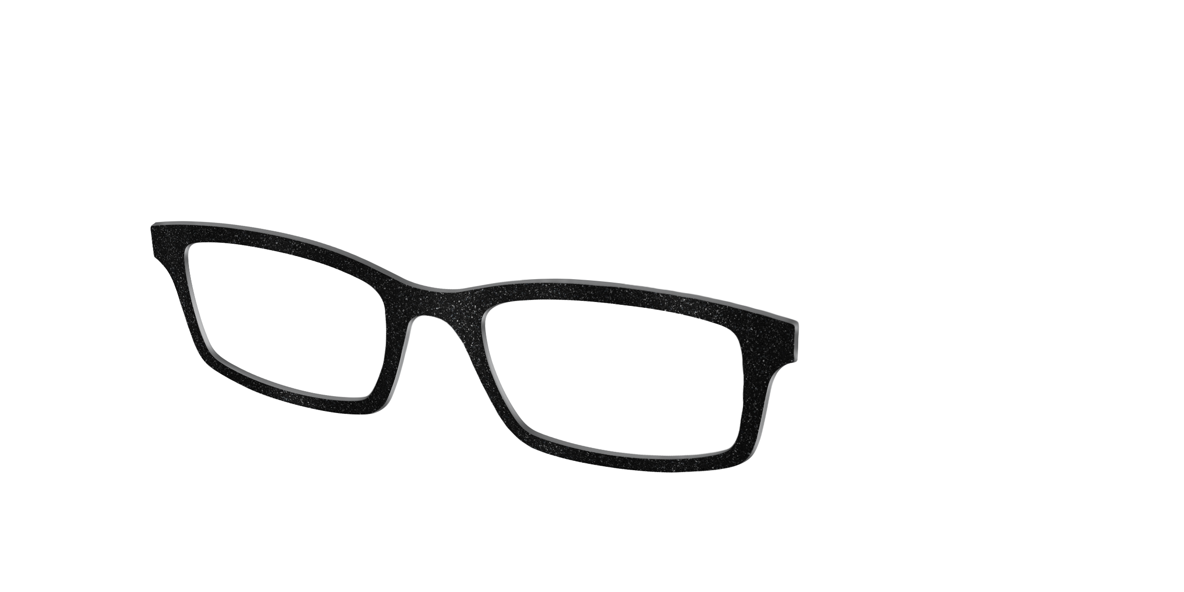 Pair Eyewear Solid Tops The Black Shimmer top nero glitter