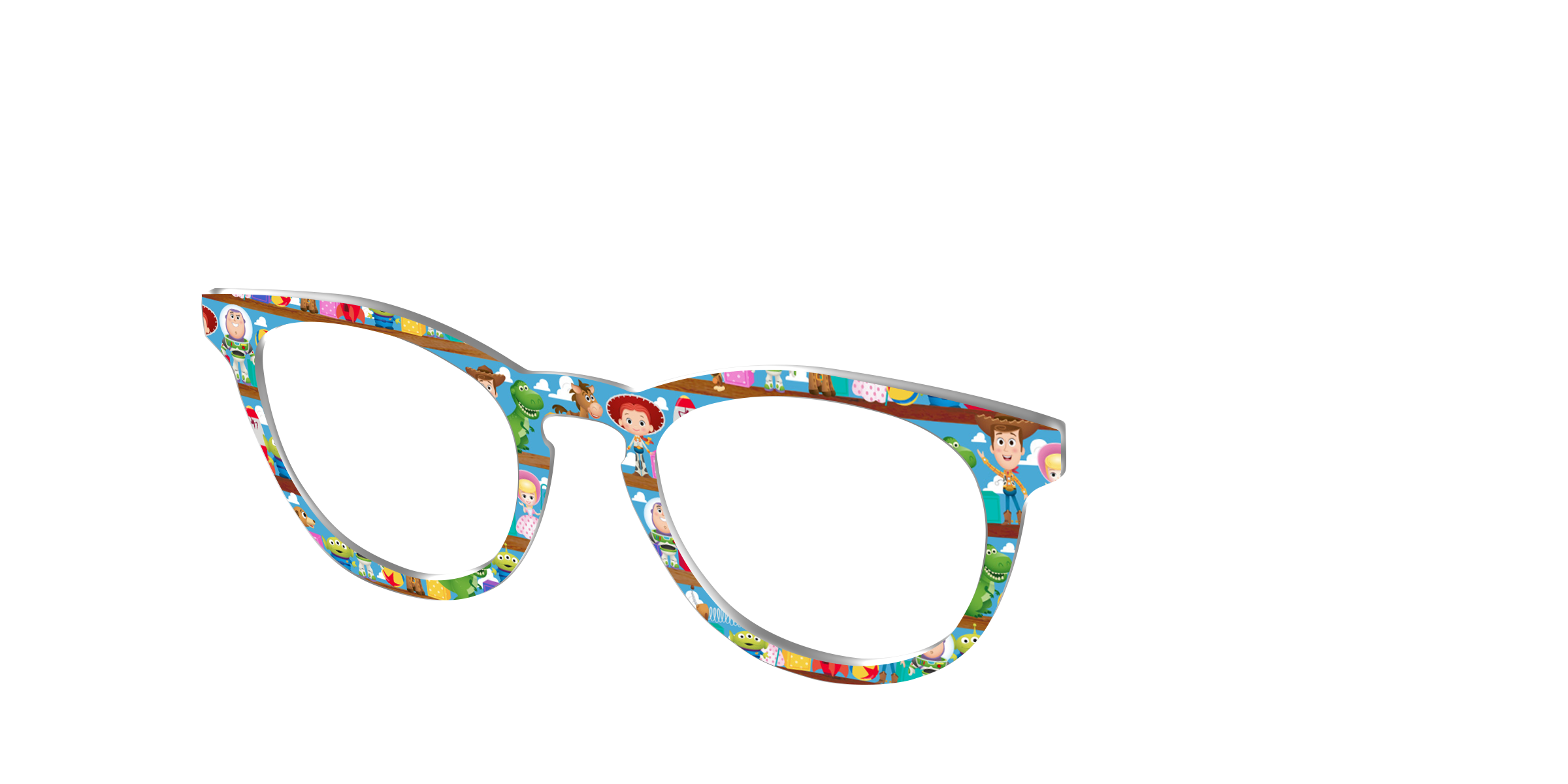Pair Eyewear Andy's Toy Shelf top frame Cedro azzurro