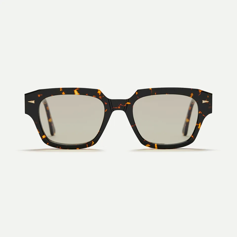 Ahlem Rivoli occhiali da sole nero sky blue acetato