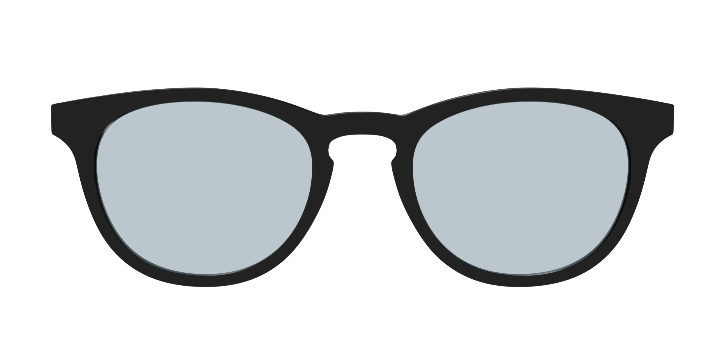 Pair Eyewear Design Tops Black Slate Blue topper occhiali Serra