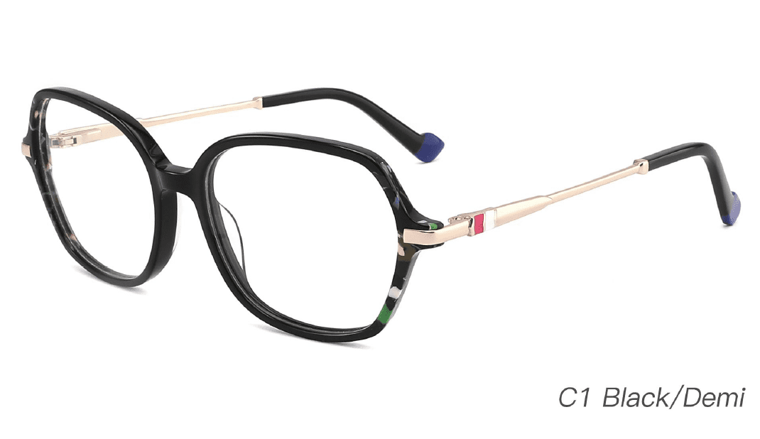Ouyuan NOA23017 montatura occhiali acetato colorata