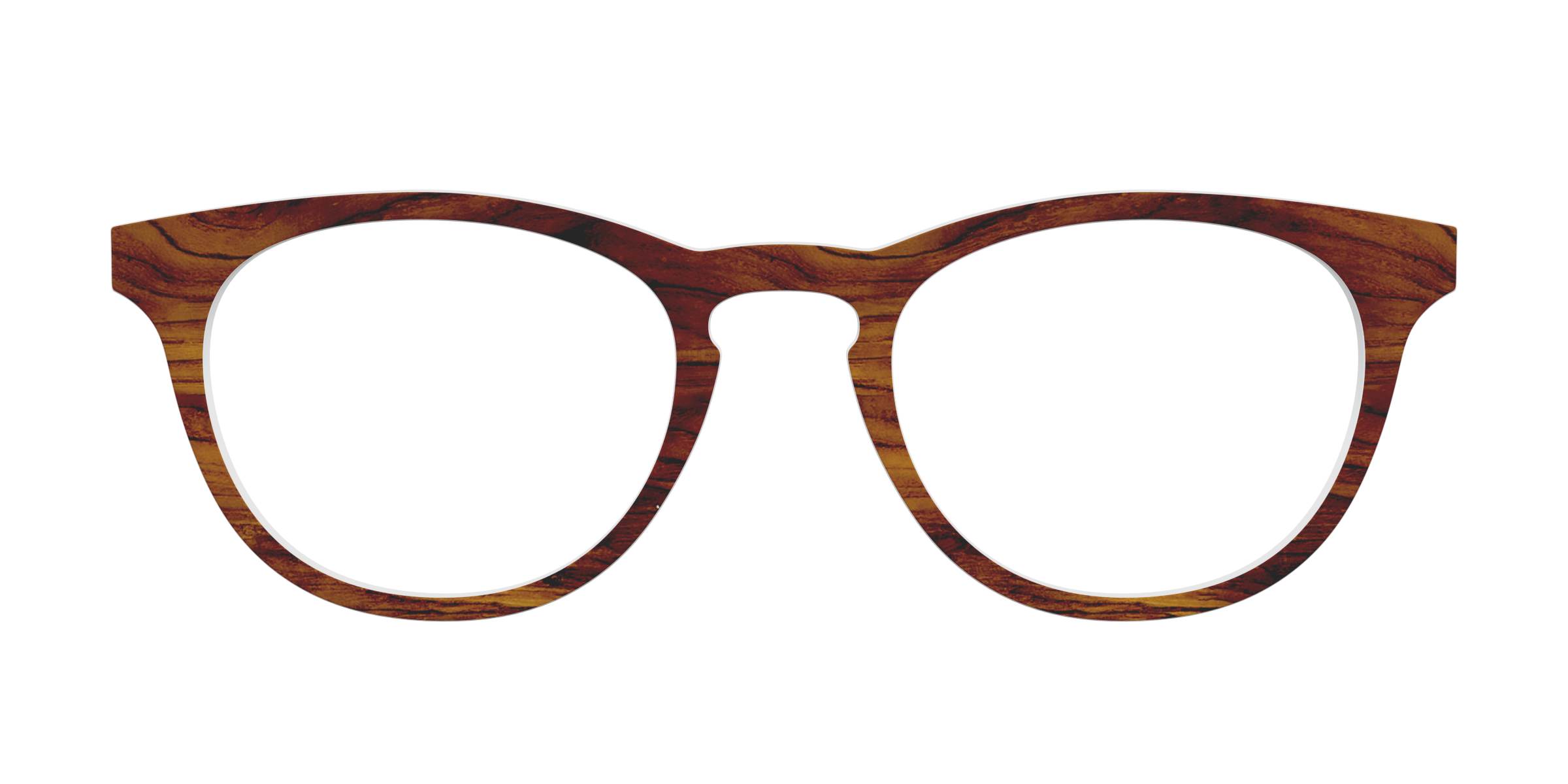 Pair Eyewear Solid Tops Woodgrain top marrone effetto legno