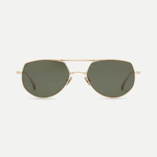 AHLEM Cadet occhiali da sole Champagne G15 metallo