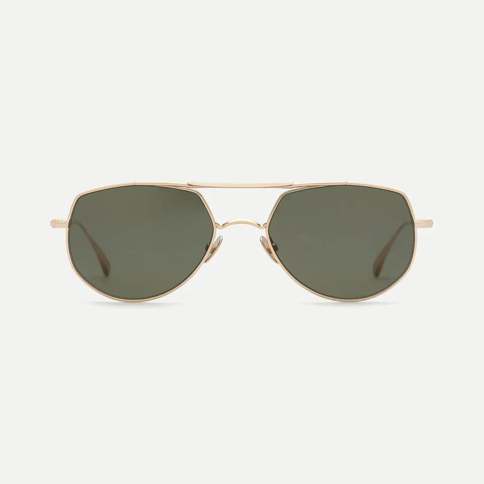 AHLEM Cadet occhiali da sole Champagne G15 metallo