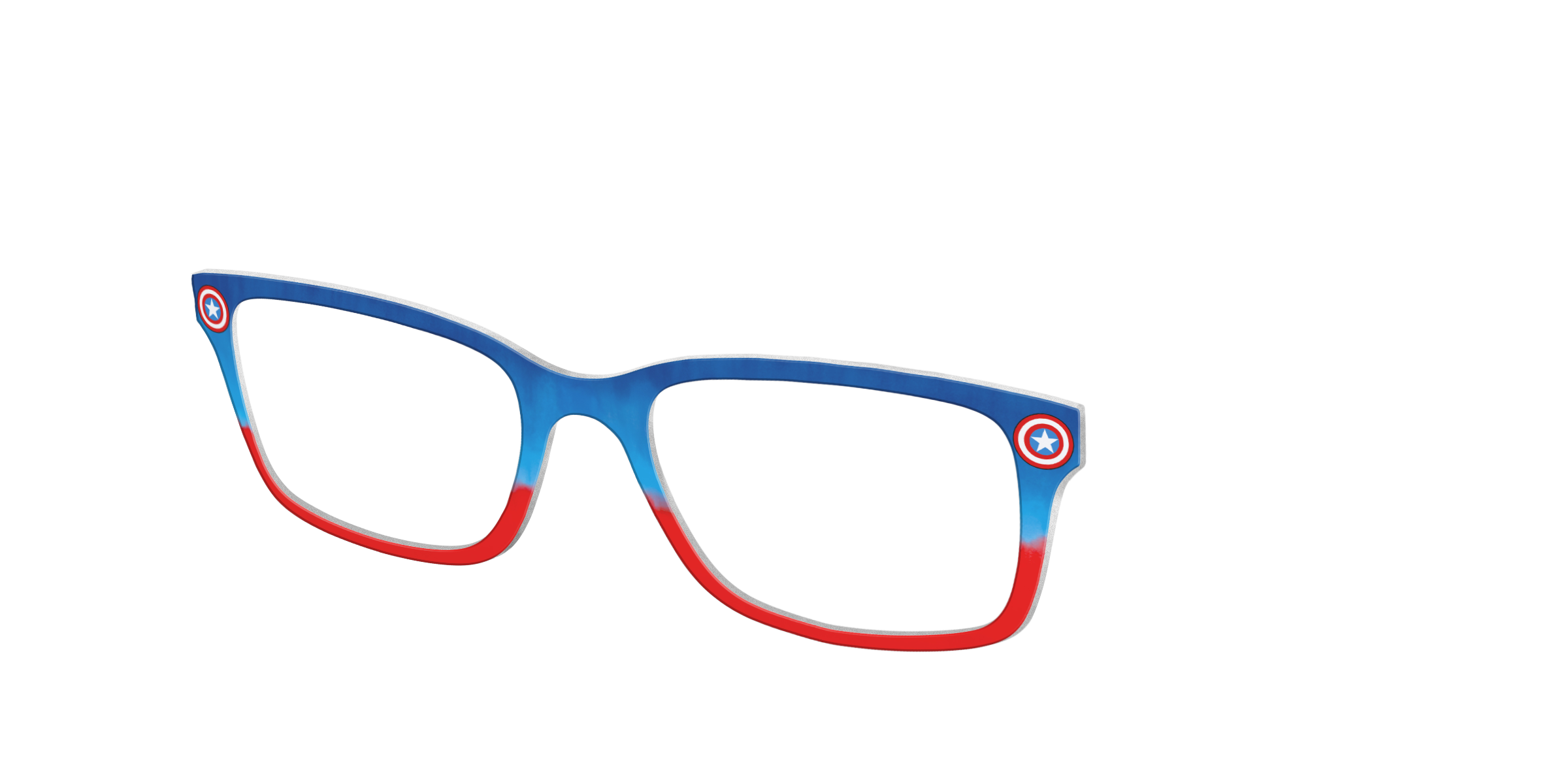 Pair Eyewear Collabs Captain America Shield top per occhiali