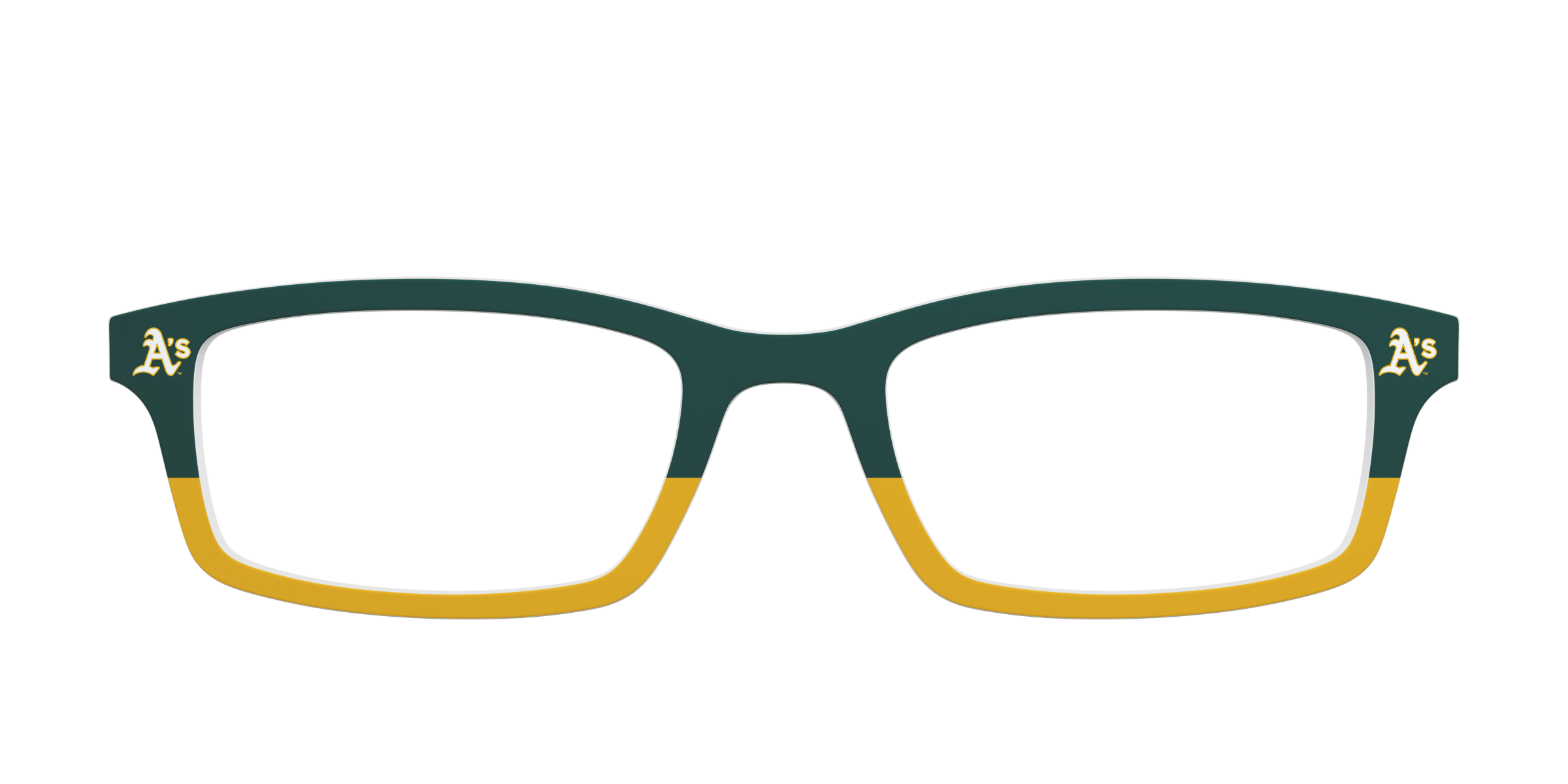 Pair Eyewear School Spirit Athletics Split top occhiali giallo