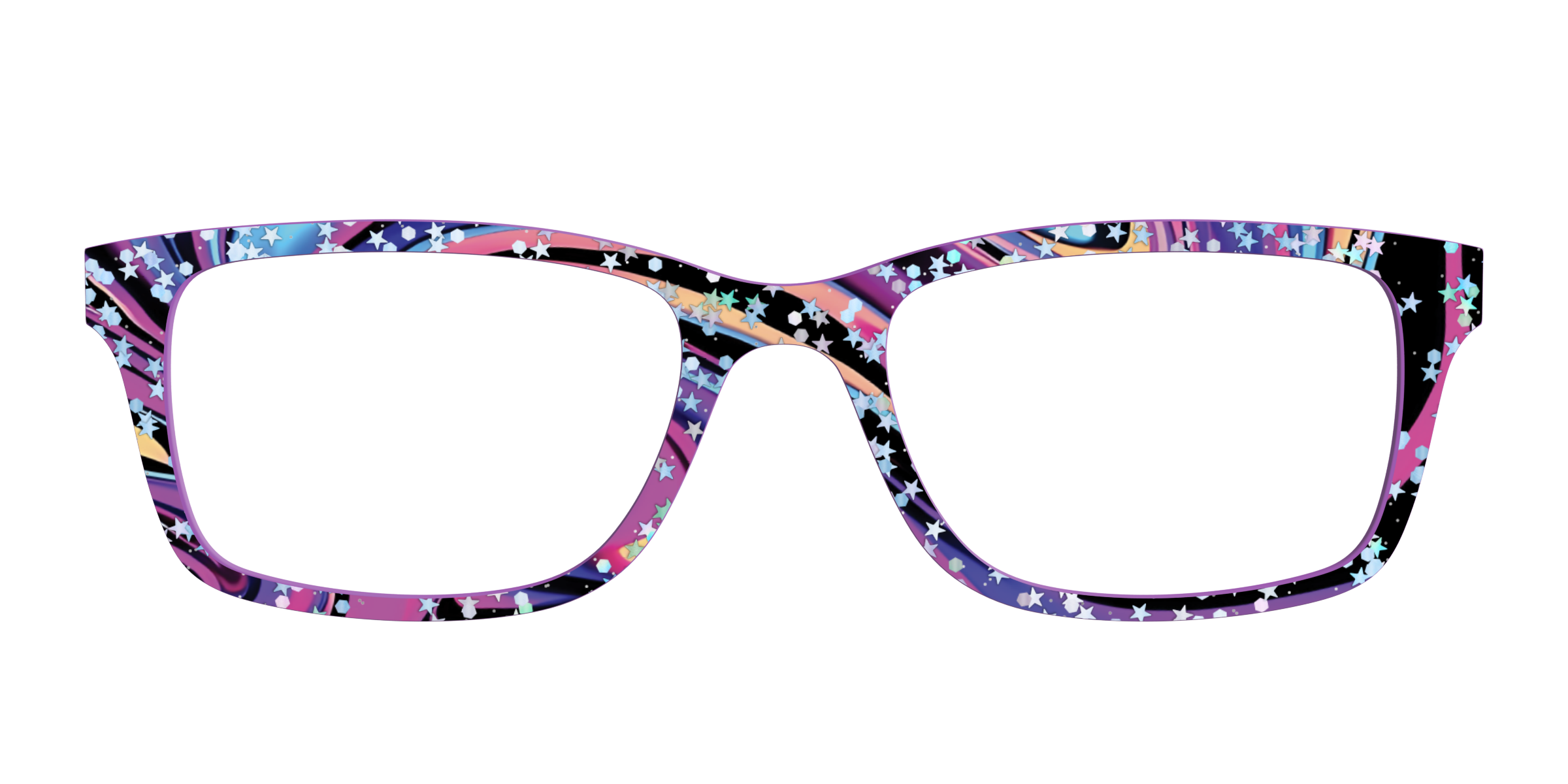 Pair Eyewear Design Tops Vaporwave Marble top glitter