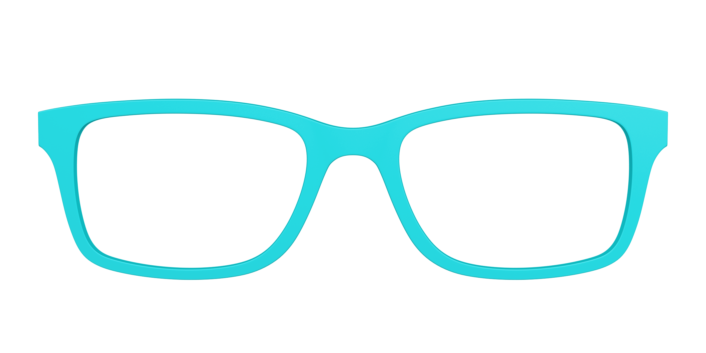 Pair Eyewear Solid Tops The Turquoise top occhiali verde