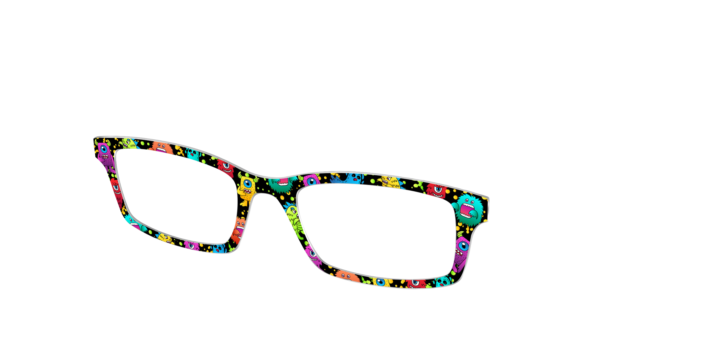 Pair Eyewear Design Tops Beastly Besties cover occhiali stampa