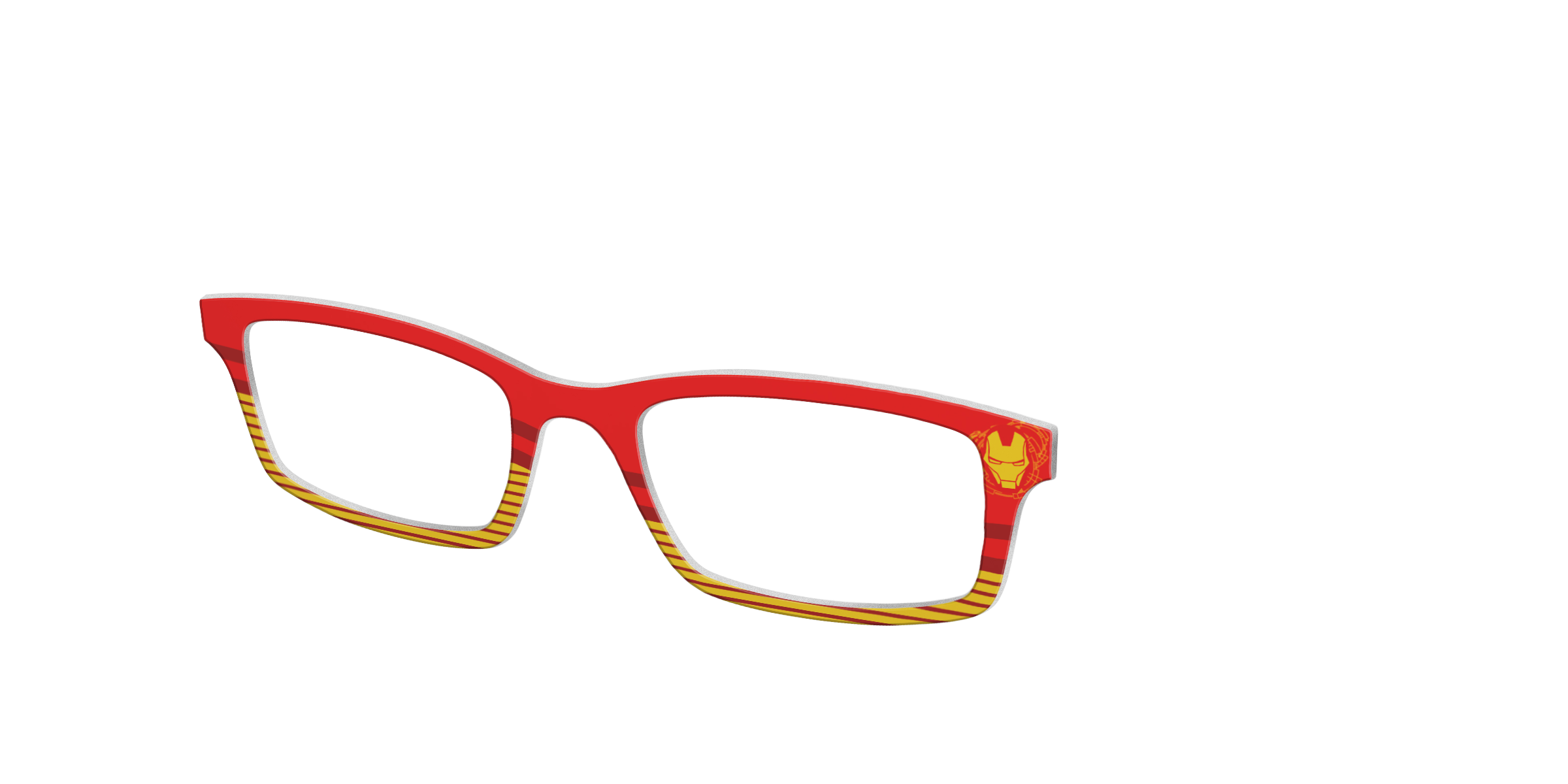 Pair Eyewear Collabs The Iron Man Suit topper rosso IM1