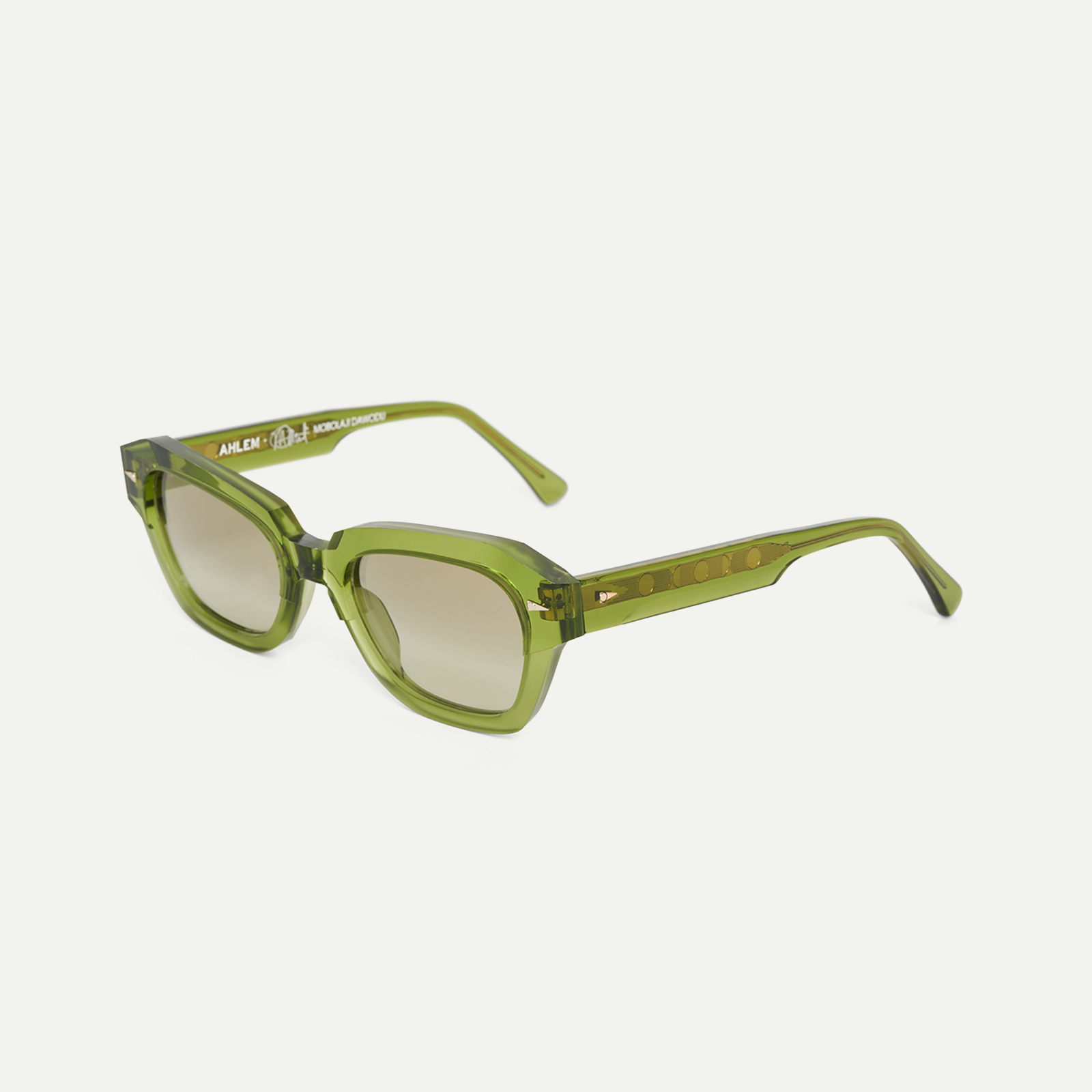 AHLEM Les Halles occhiali da sole verde cat eye
