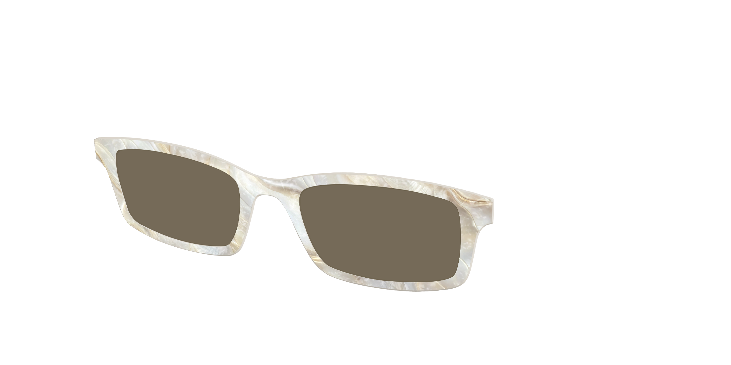 Pair Sun Tops Sandbar Pearl top sole polarizzato perla